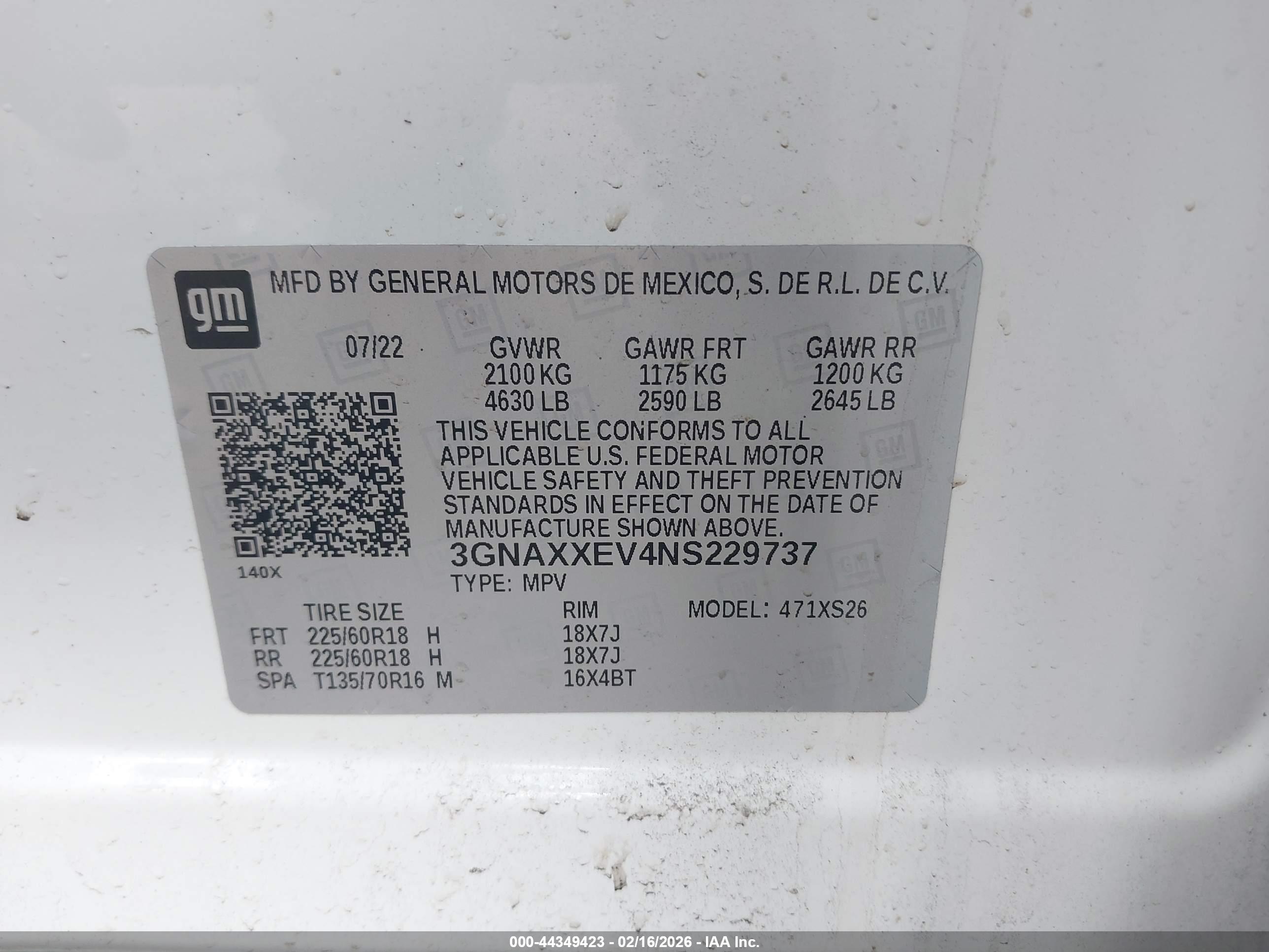 CHEVROLET EQUINOX image 9