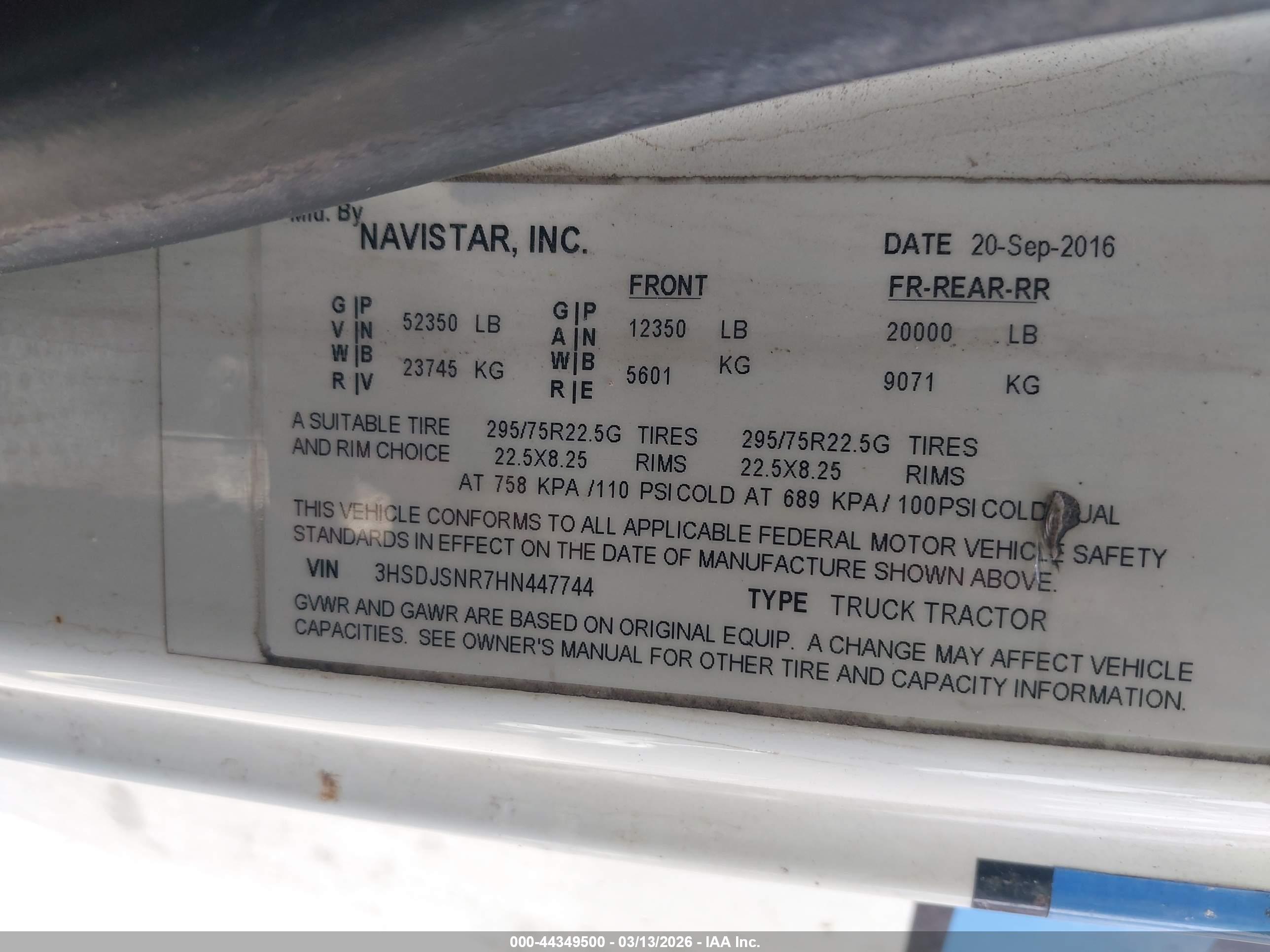 INTERNATIONAL PROSTAR+ image 9