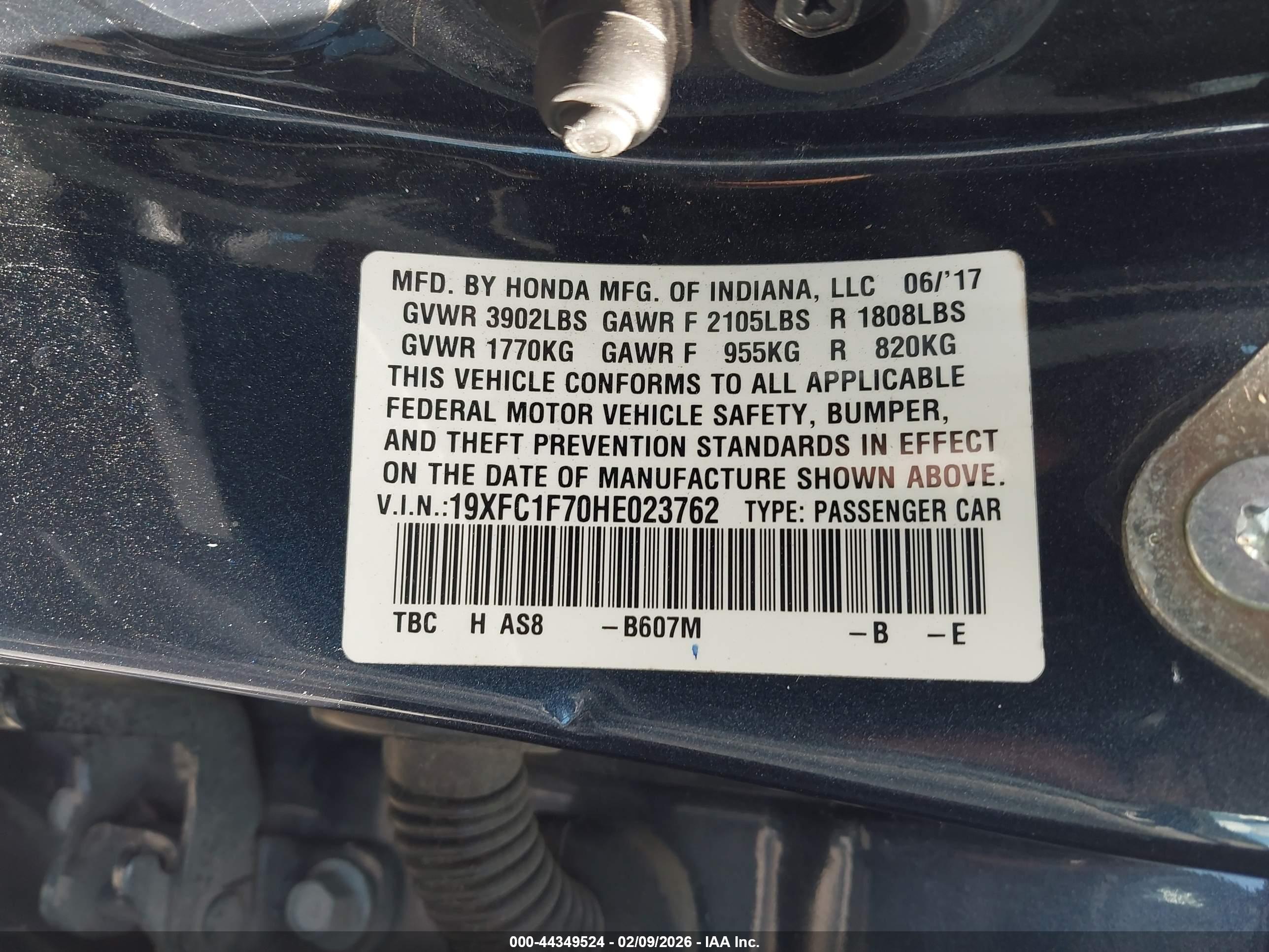 HONDA CIVIC image 9
