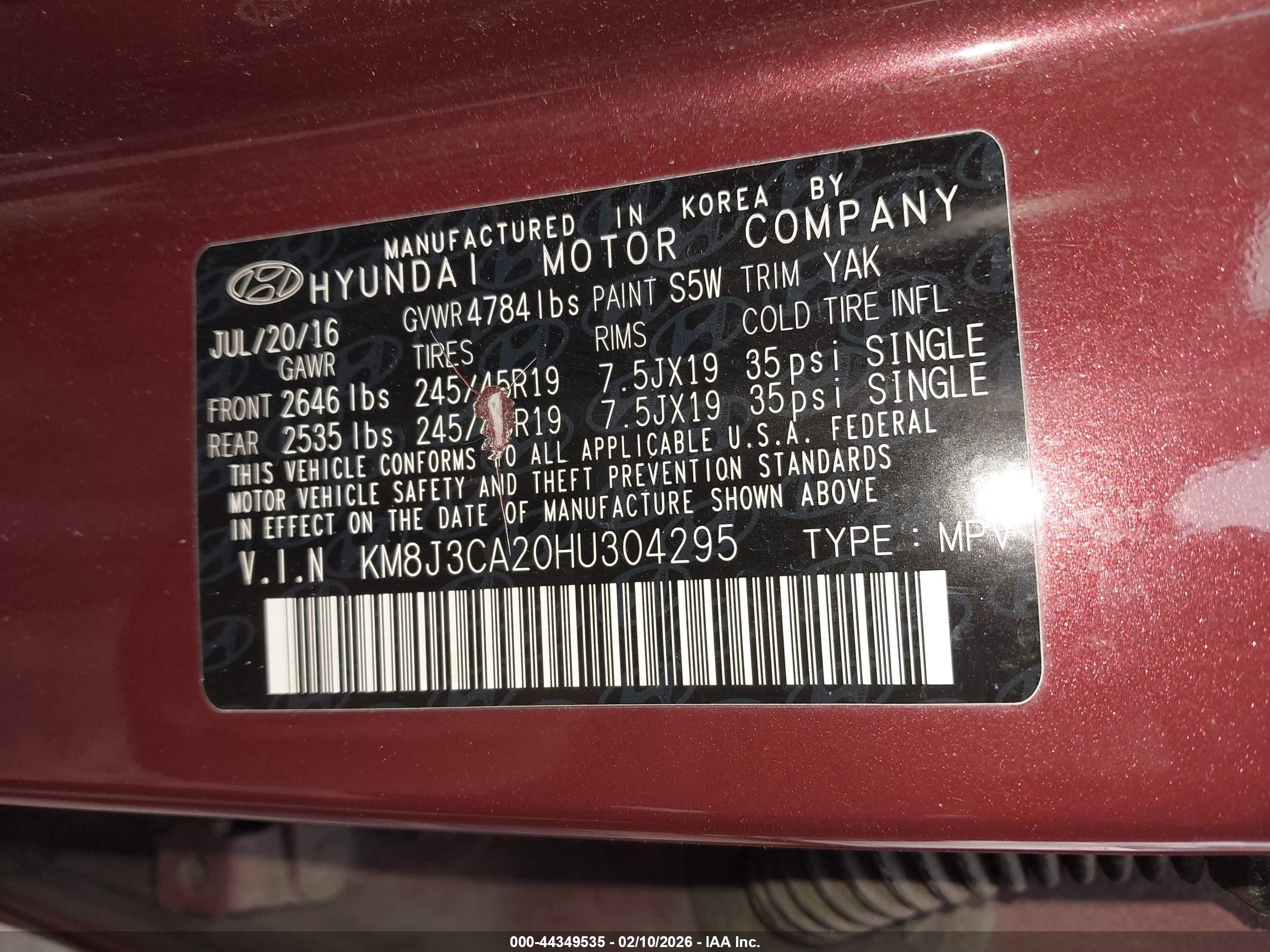HYUNDAI TUCSON image 9