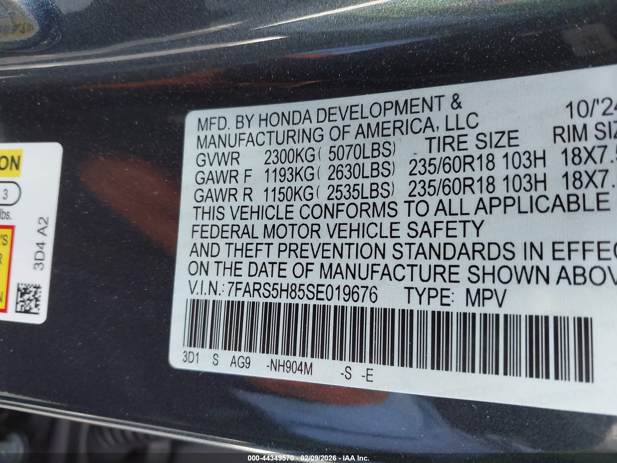 HONDA CR-V image 9