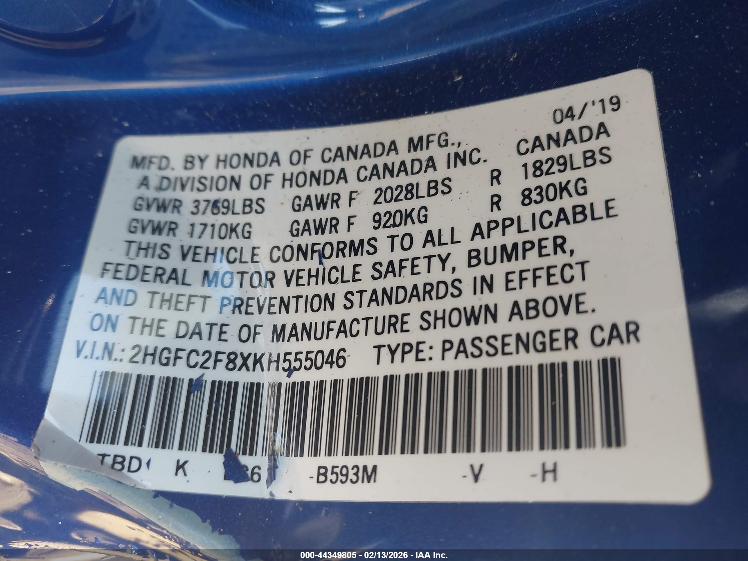HONDA CIVIC image 9