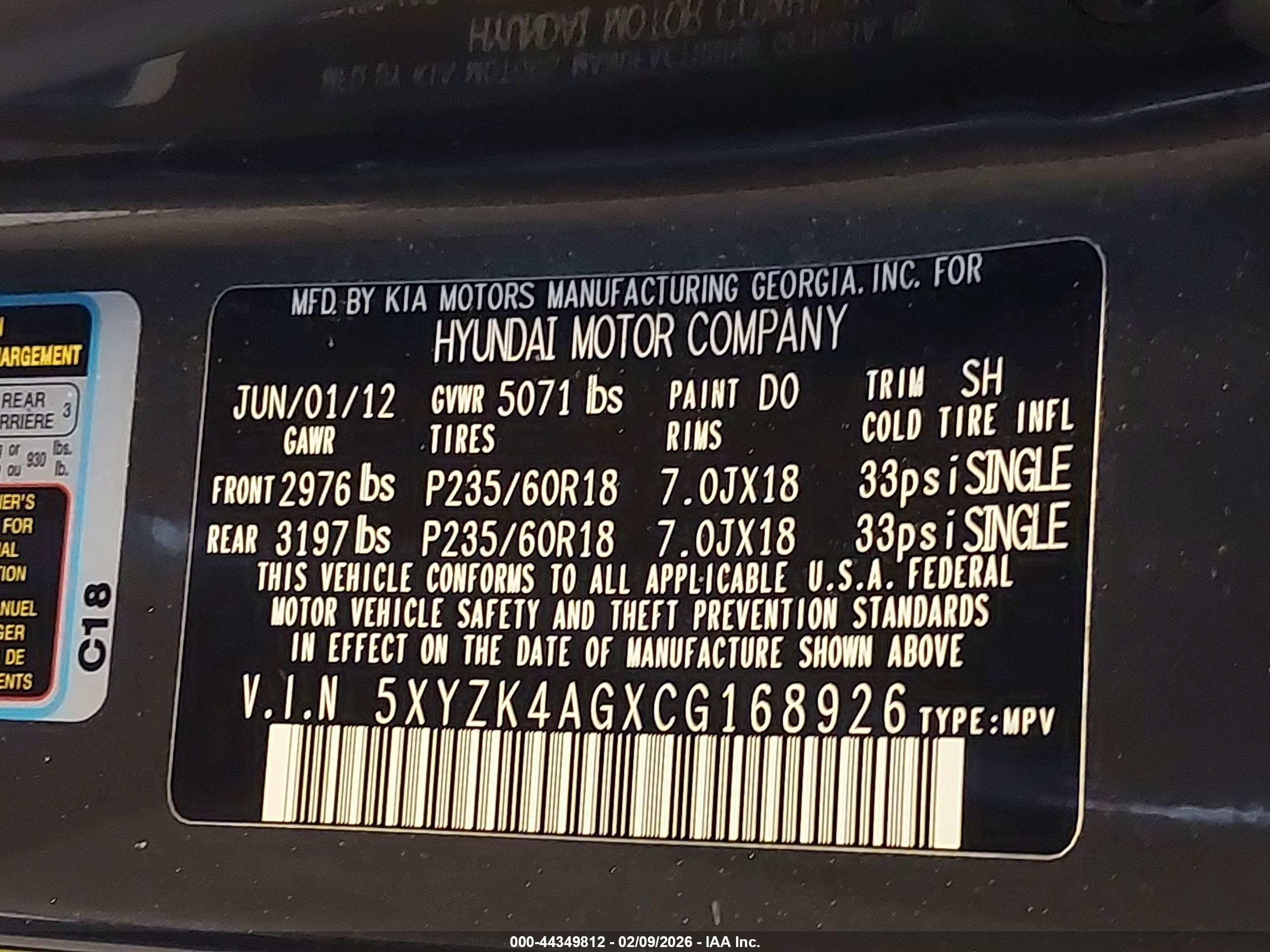 HYUNDAI SANTA image 9