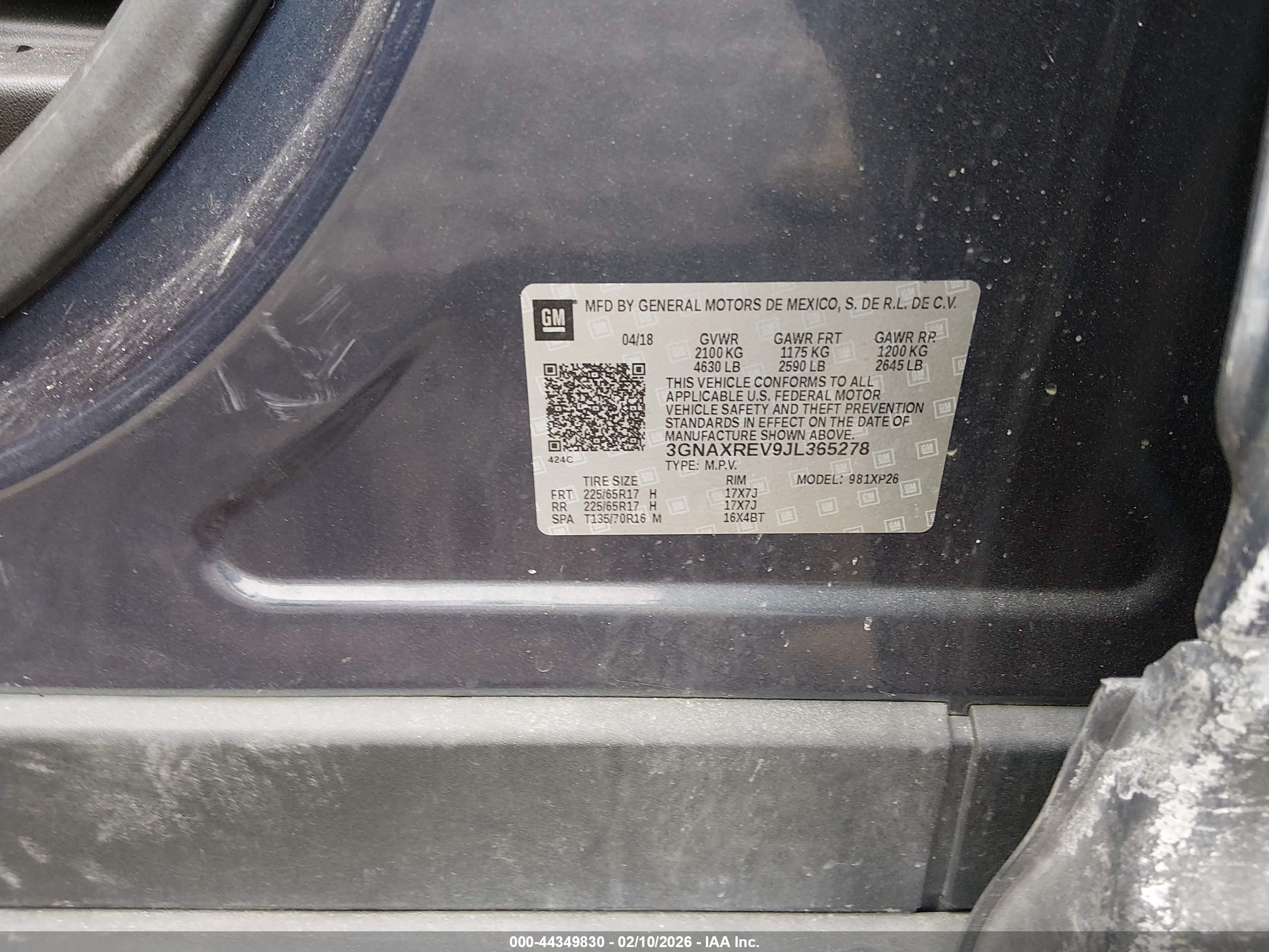 CHEVROLET EQUINOX image 9