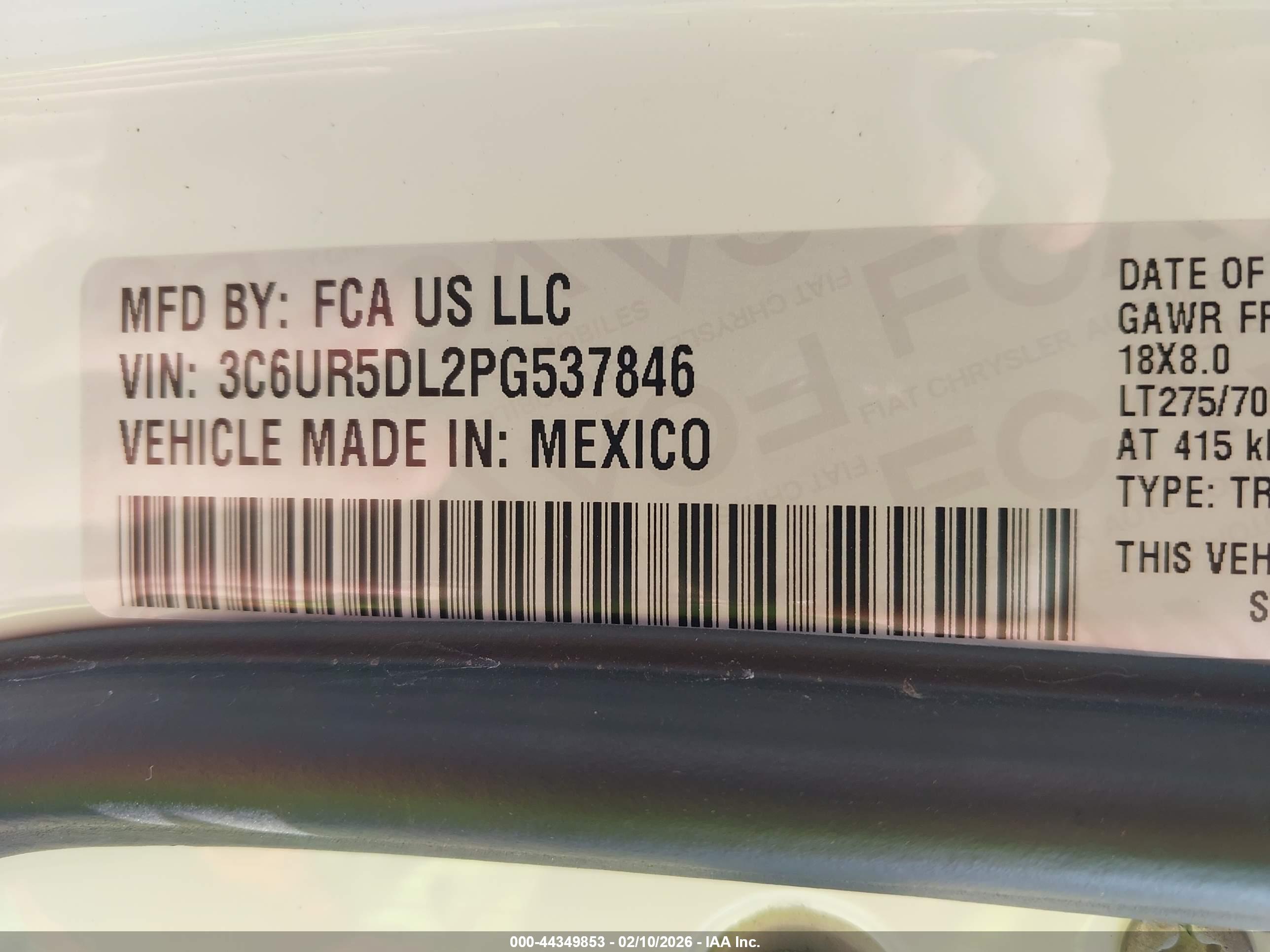 RAM 2500 image 9
