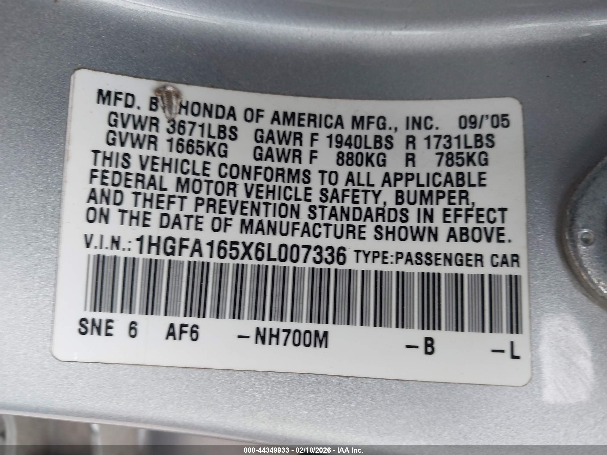 HONDA CIVIC image 9