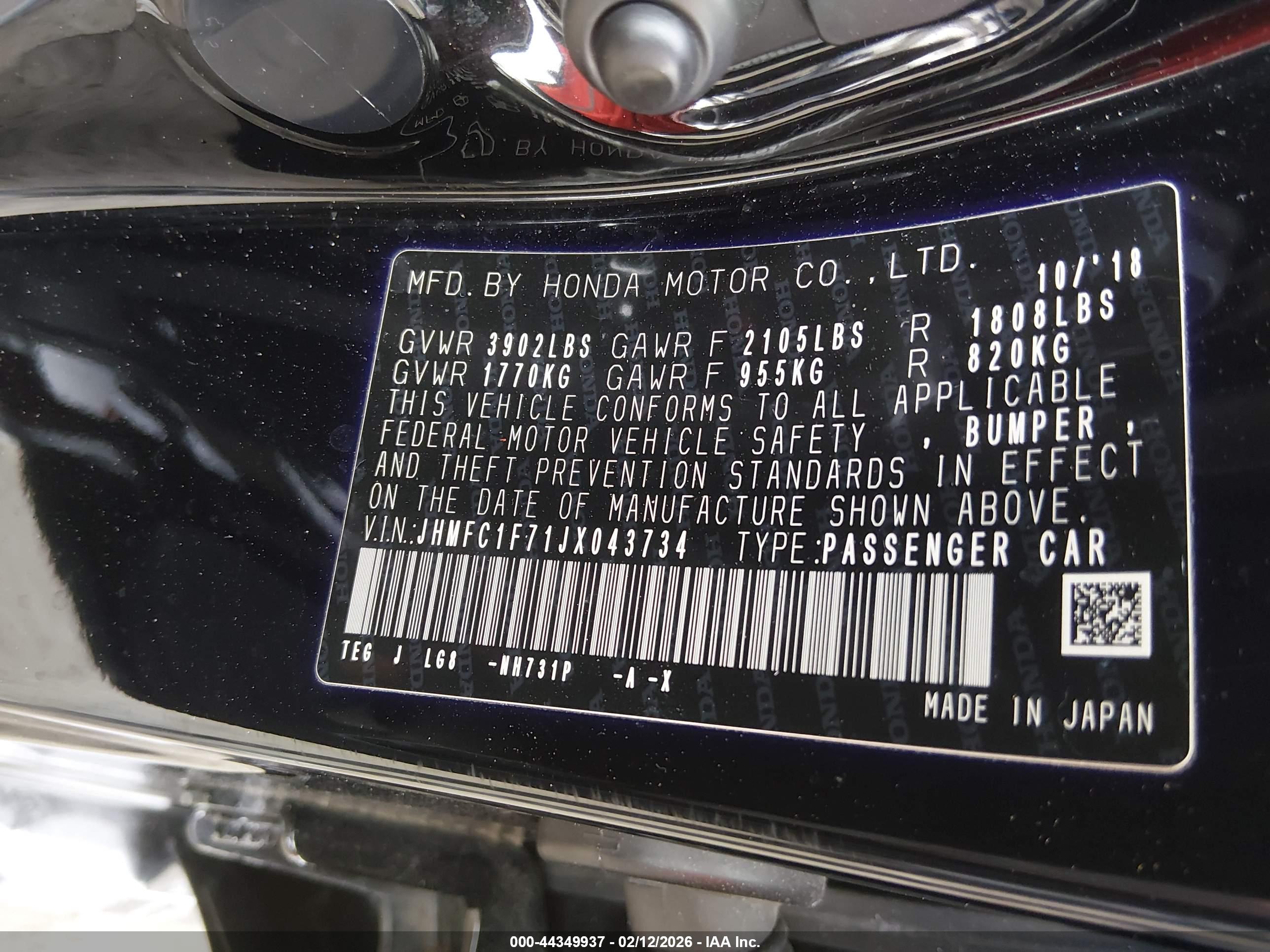 HONDA CIVIC image 9