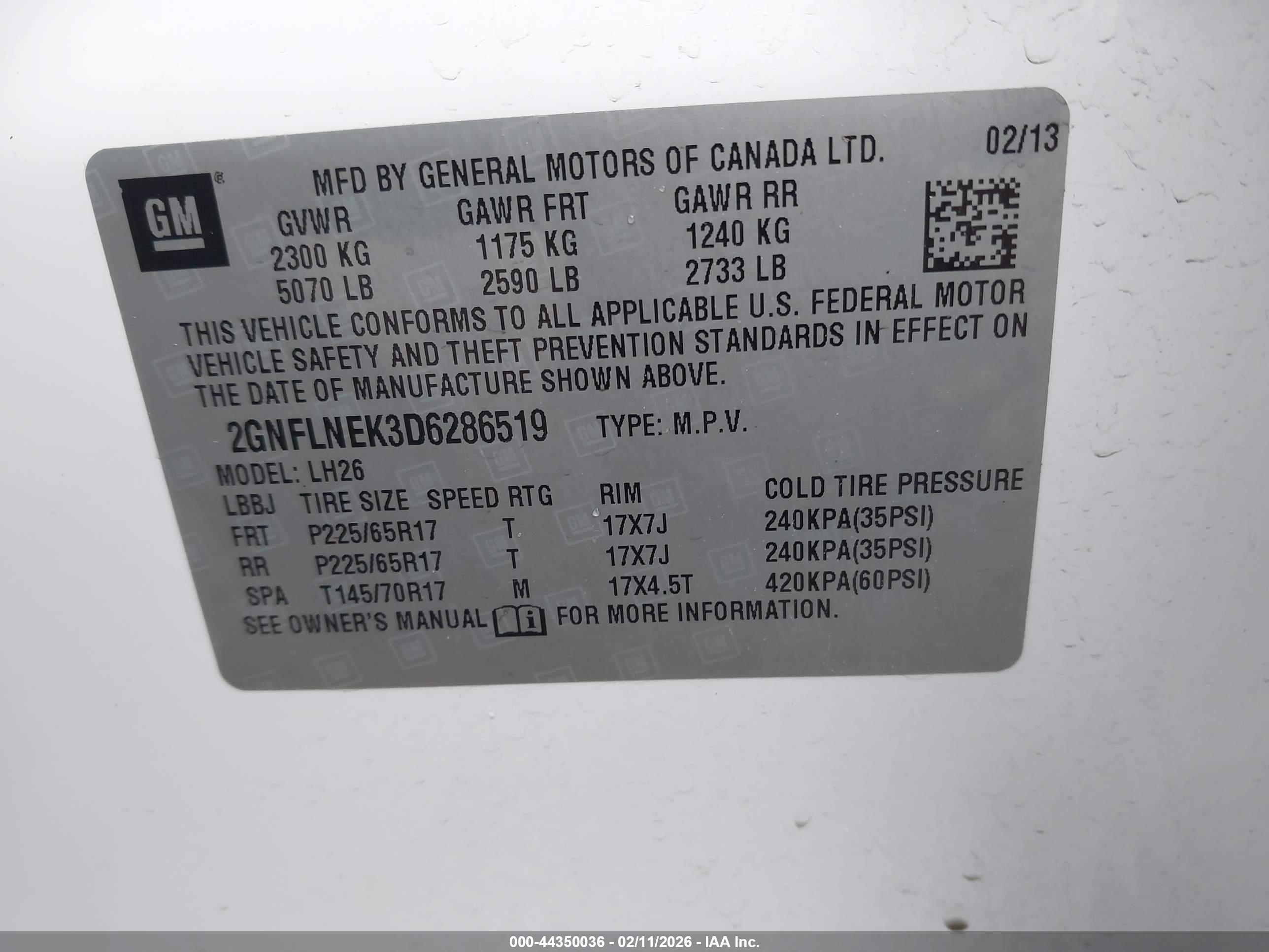 CHEVROLET EQUINOX image 9