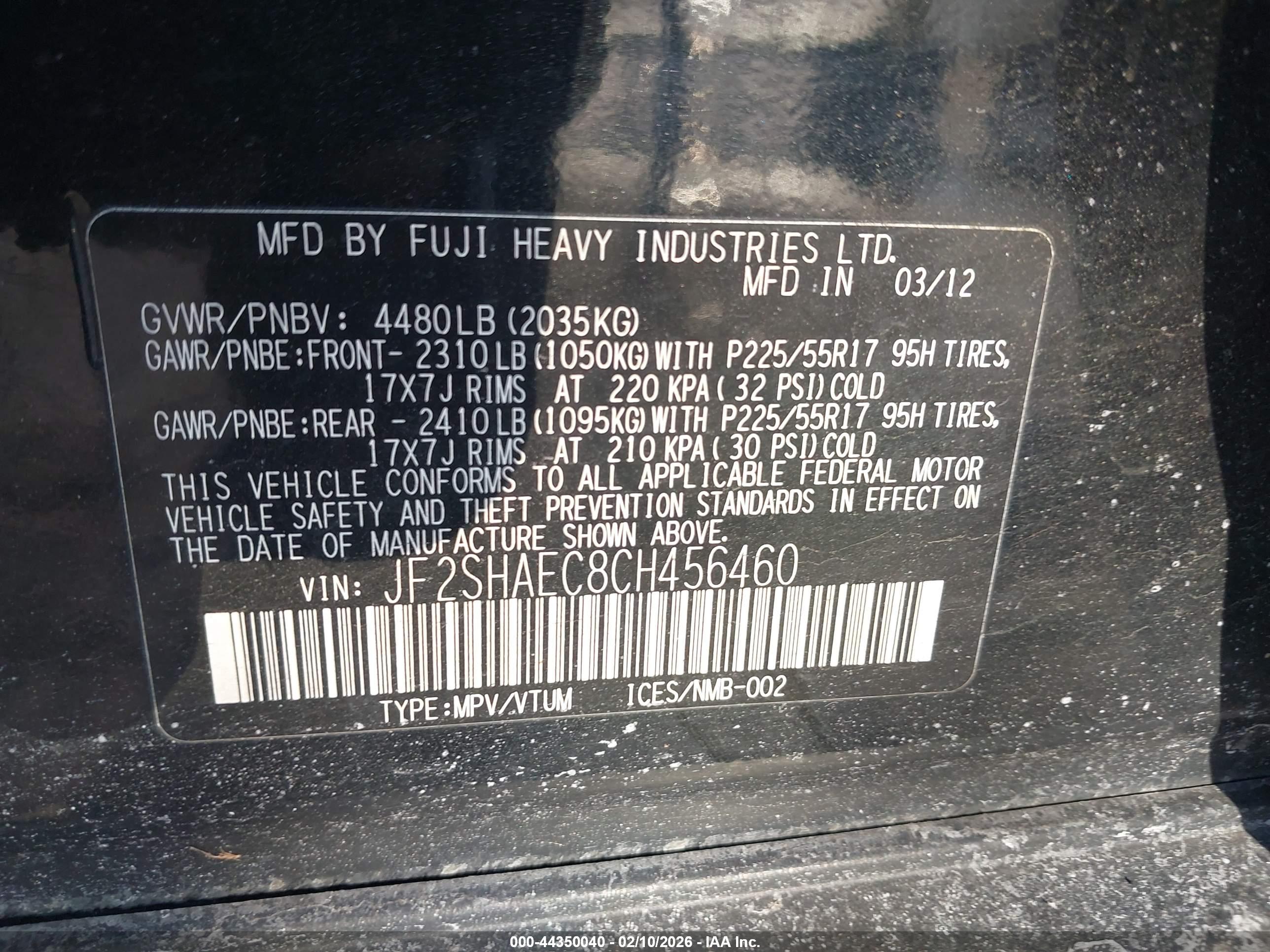 SUBARU FORESTER image 9