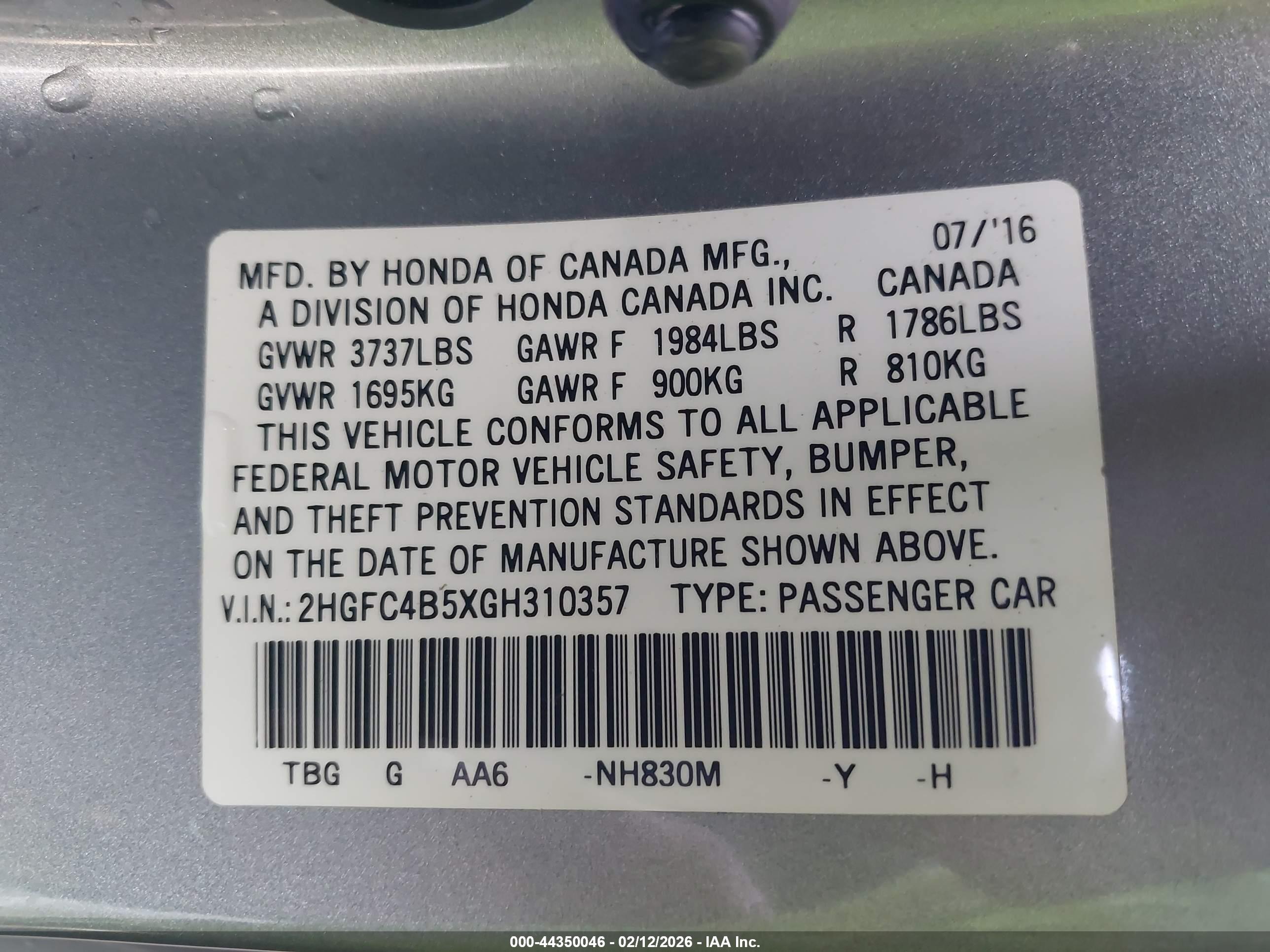 HONDA CIVIC image 9