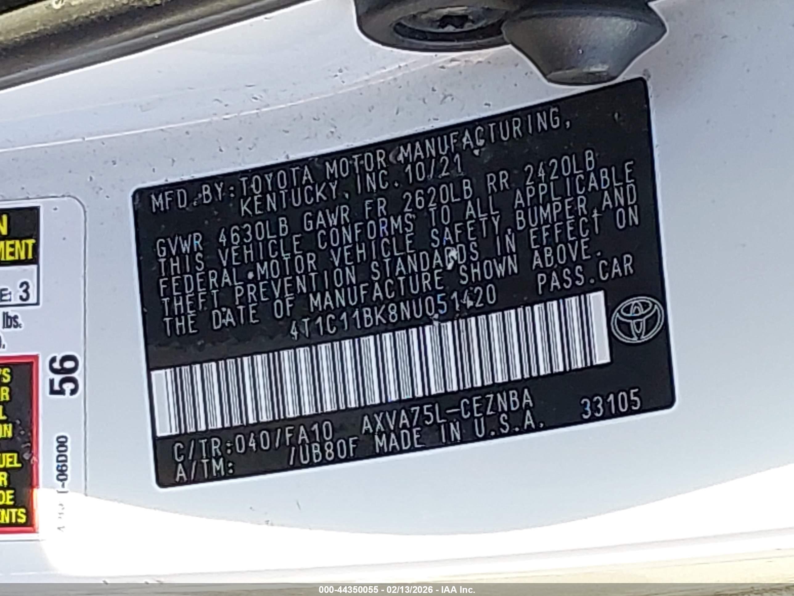 TOYOTA CAMRY image 9