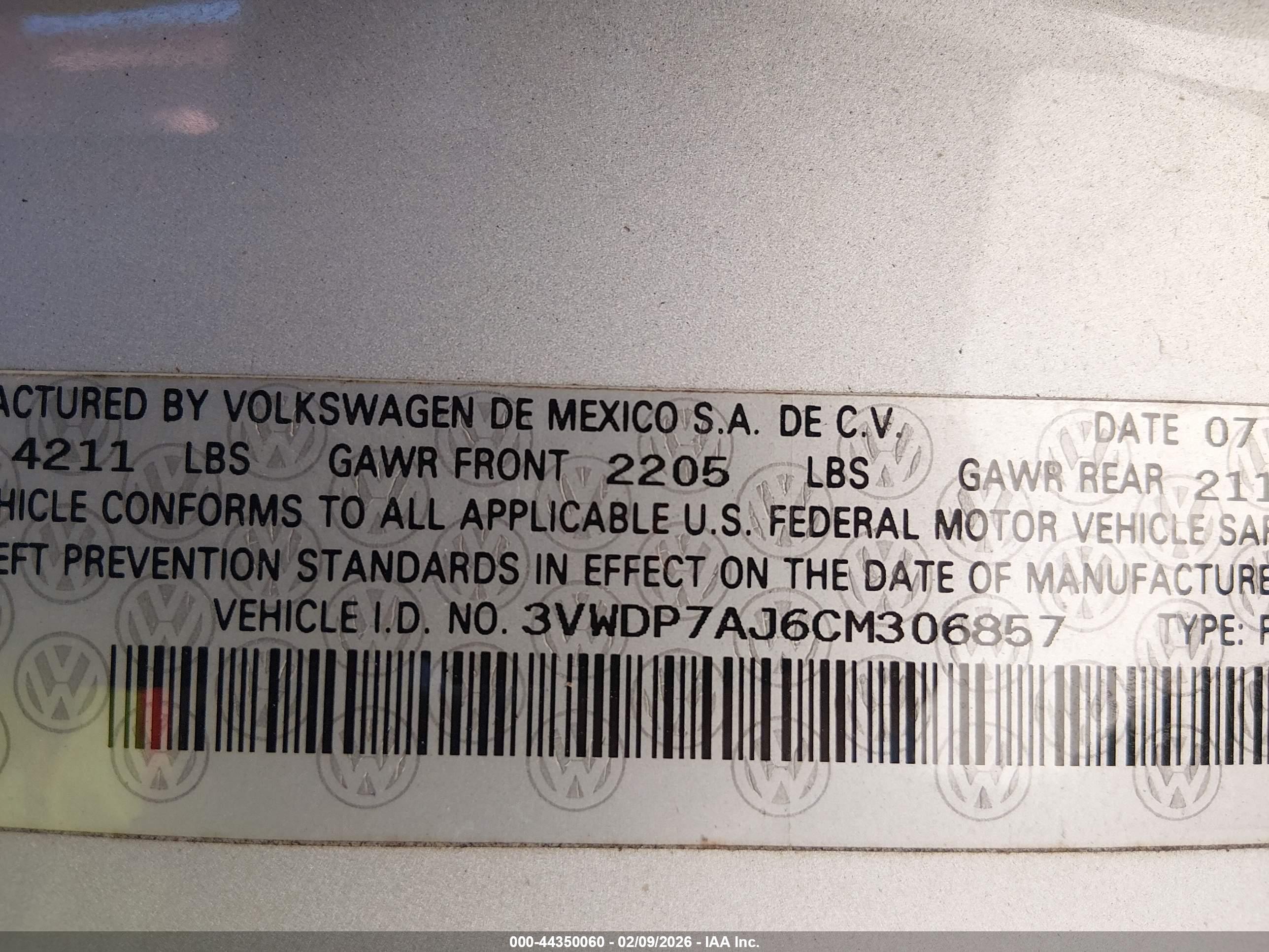 VOLKSWAGEN JETTA image 9