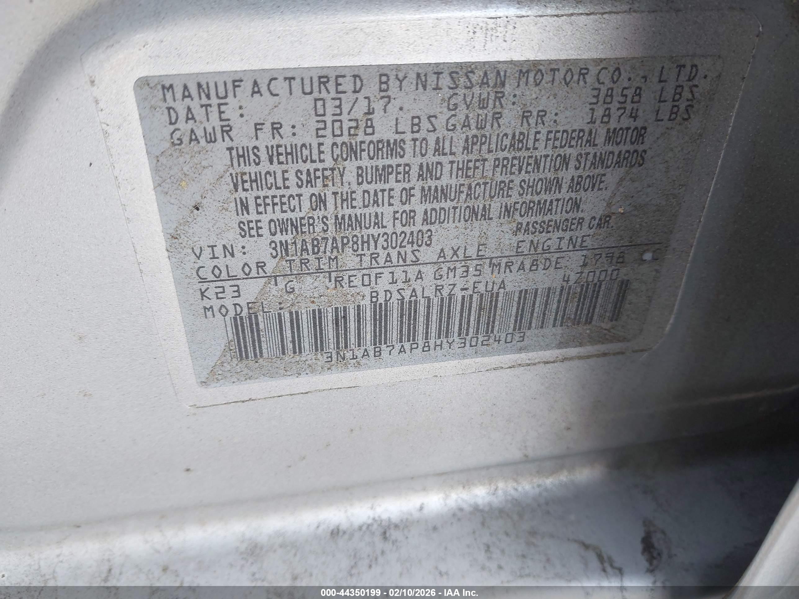 NISSAN SENTRA image 9