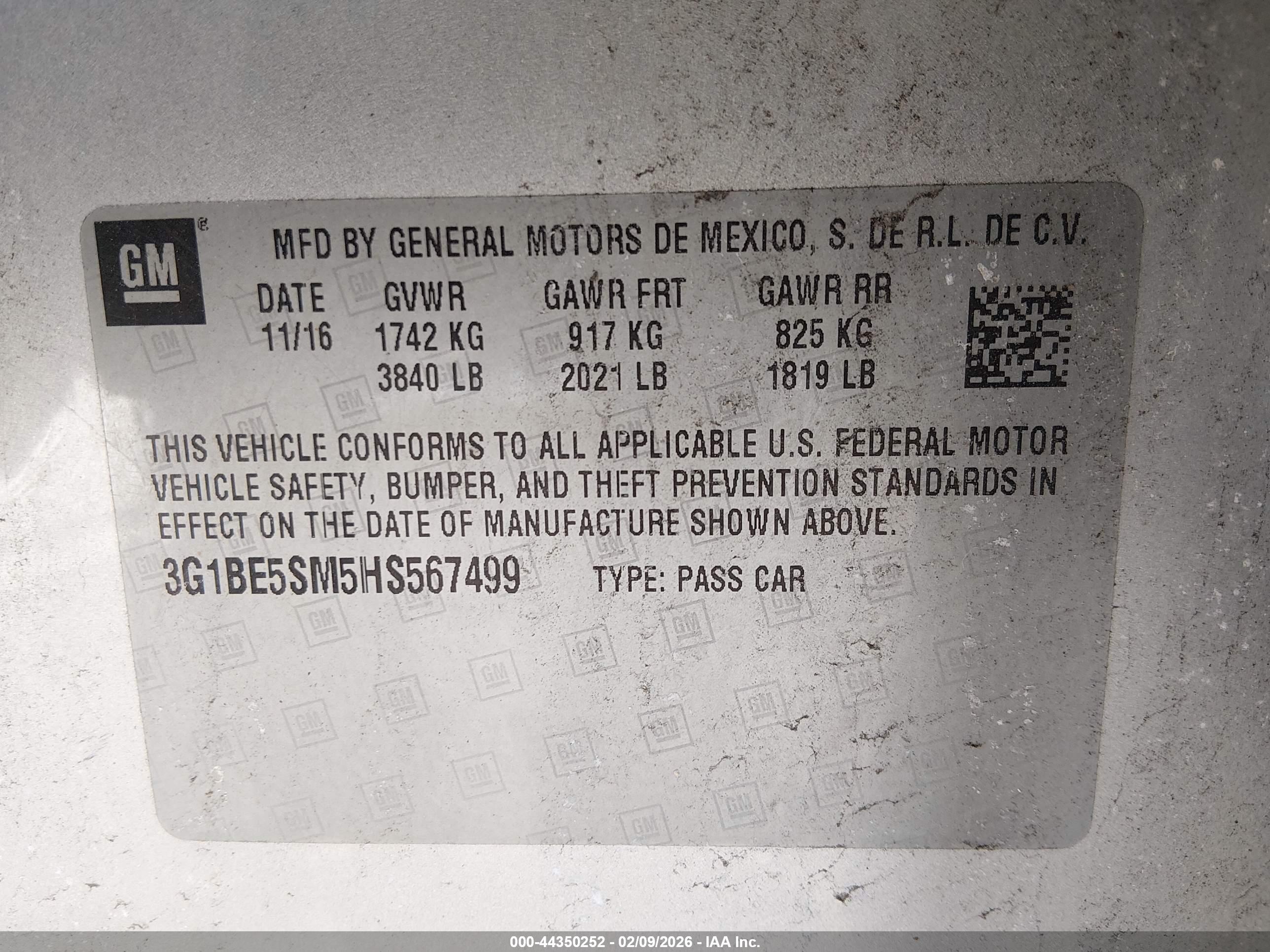 CHEVROLET CRUZE image 9