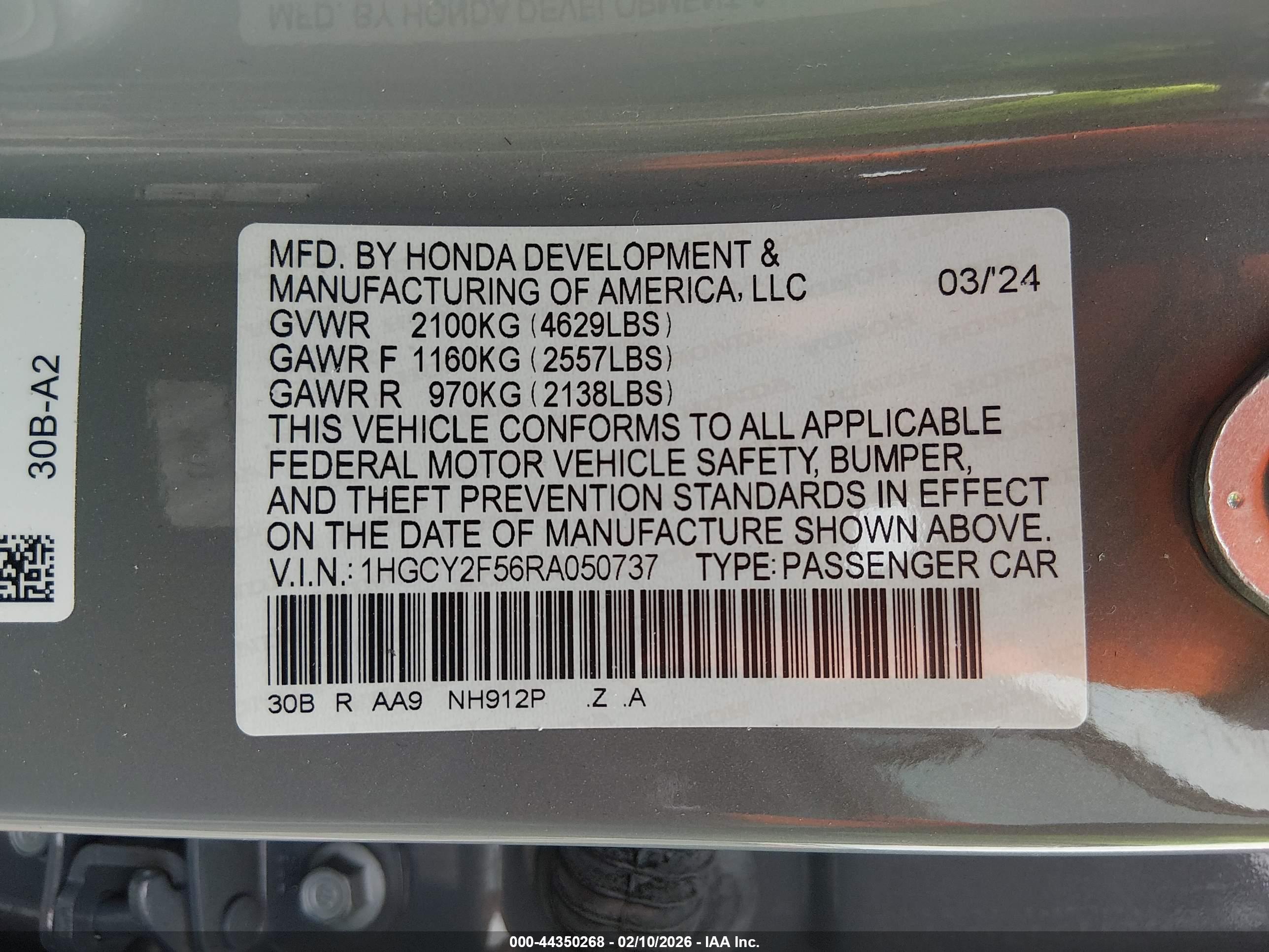 HONDA ACCORD image 9