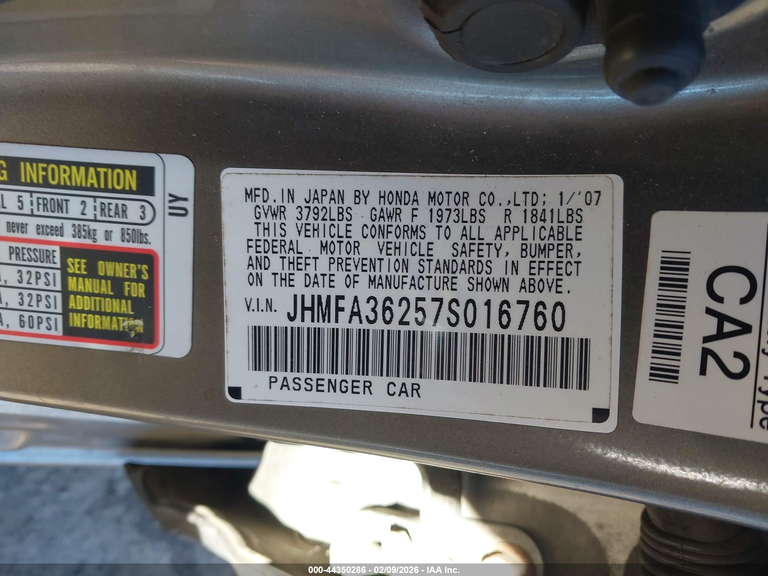 HONDA CIVIC image 9