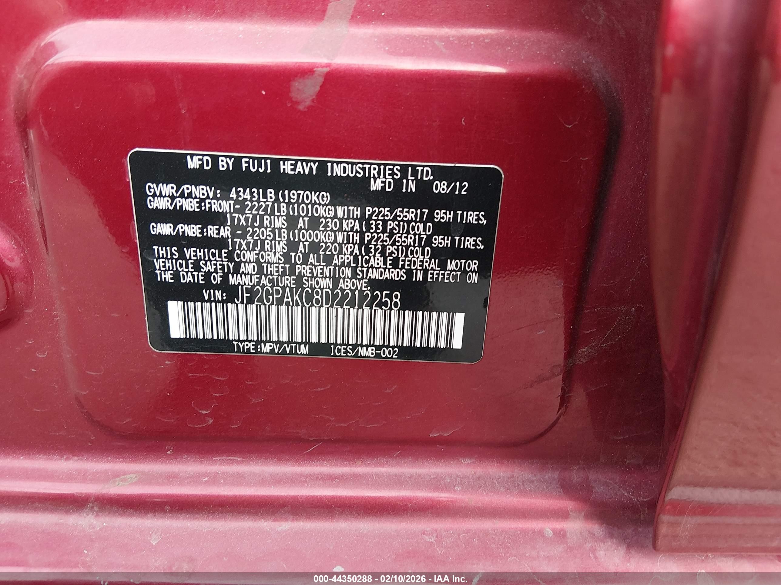 SUBARU XV image 9