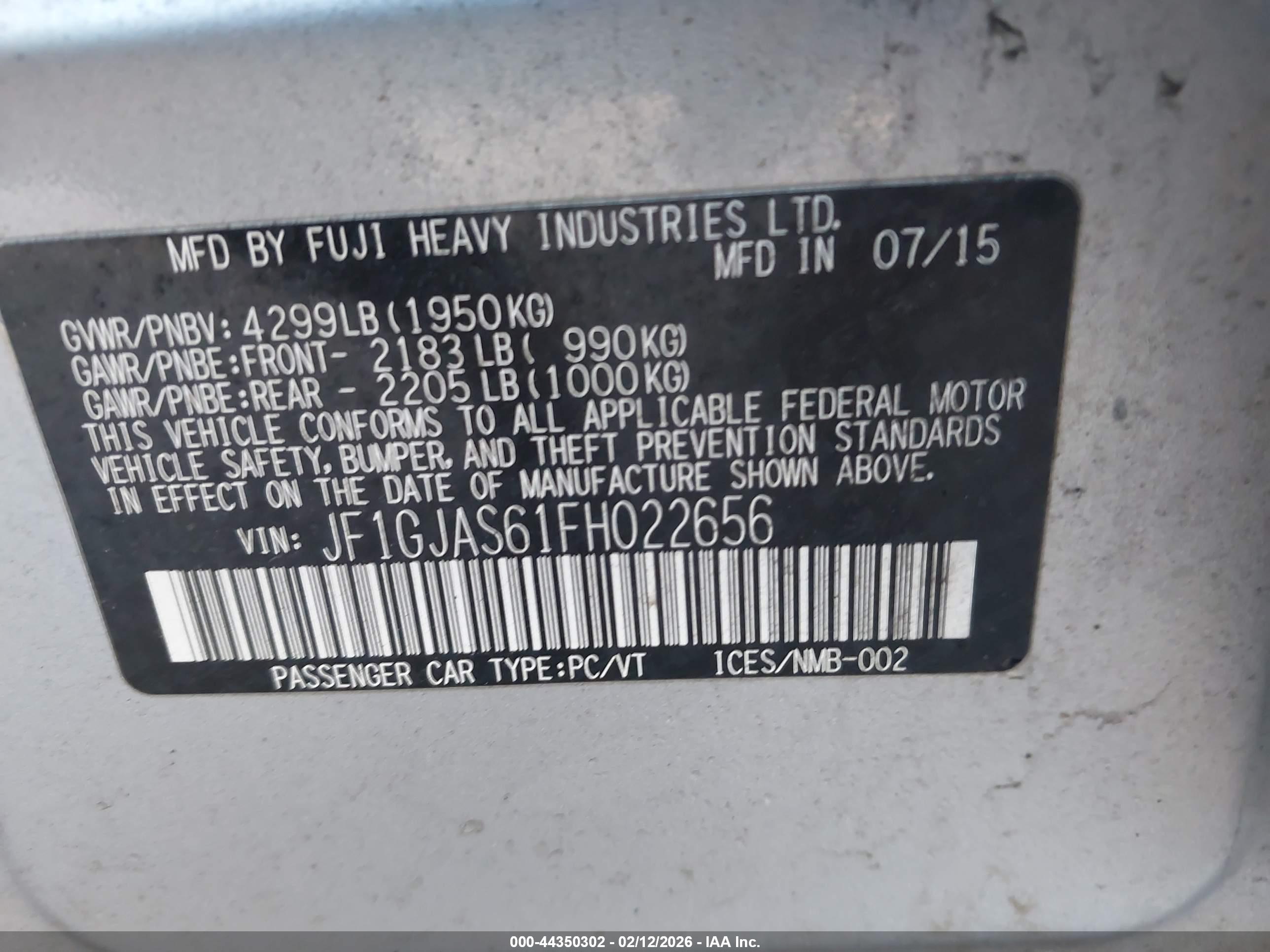 SUBARU IMPREZA image 9