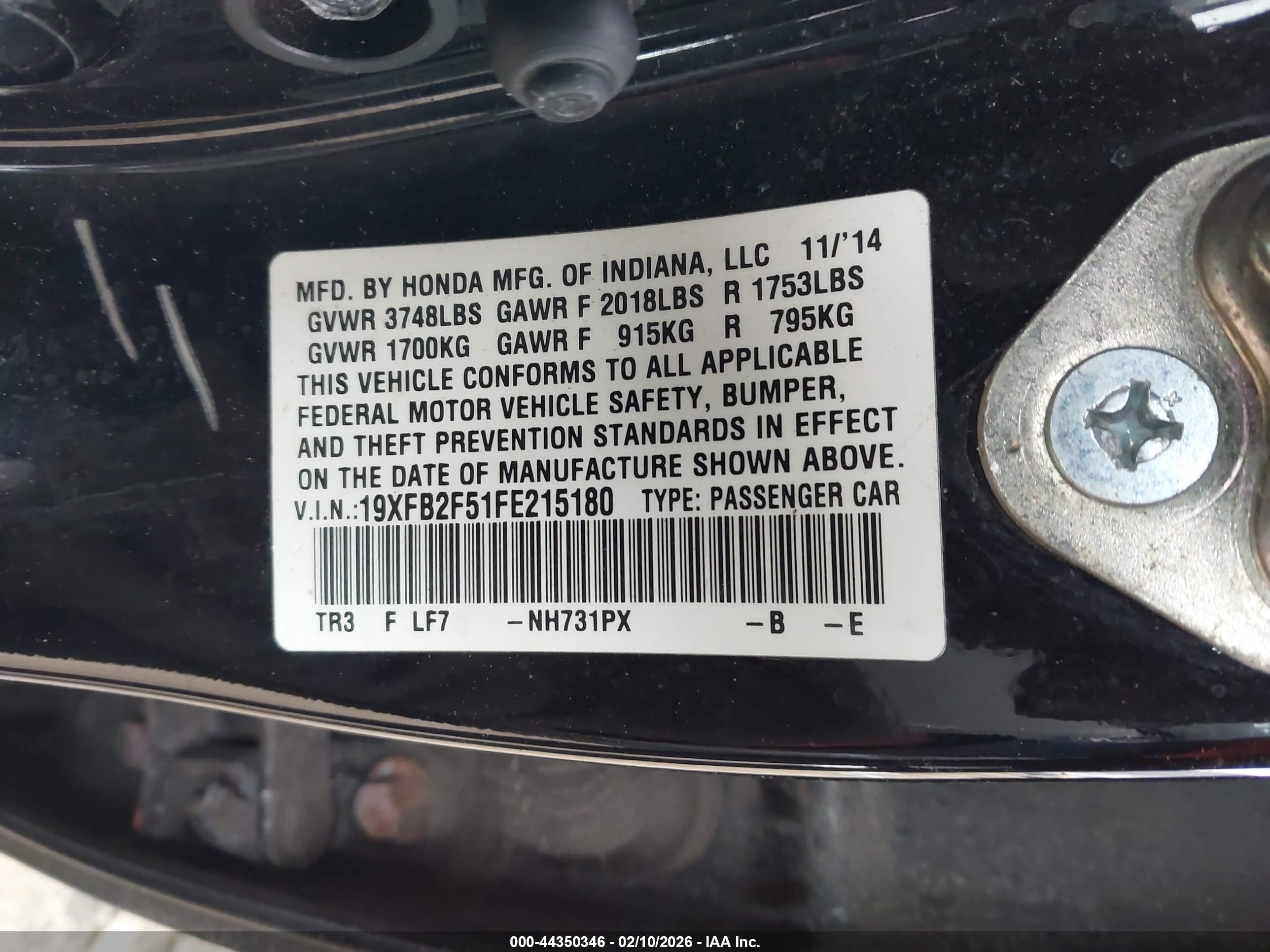 HONDA CIVIC image 9