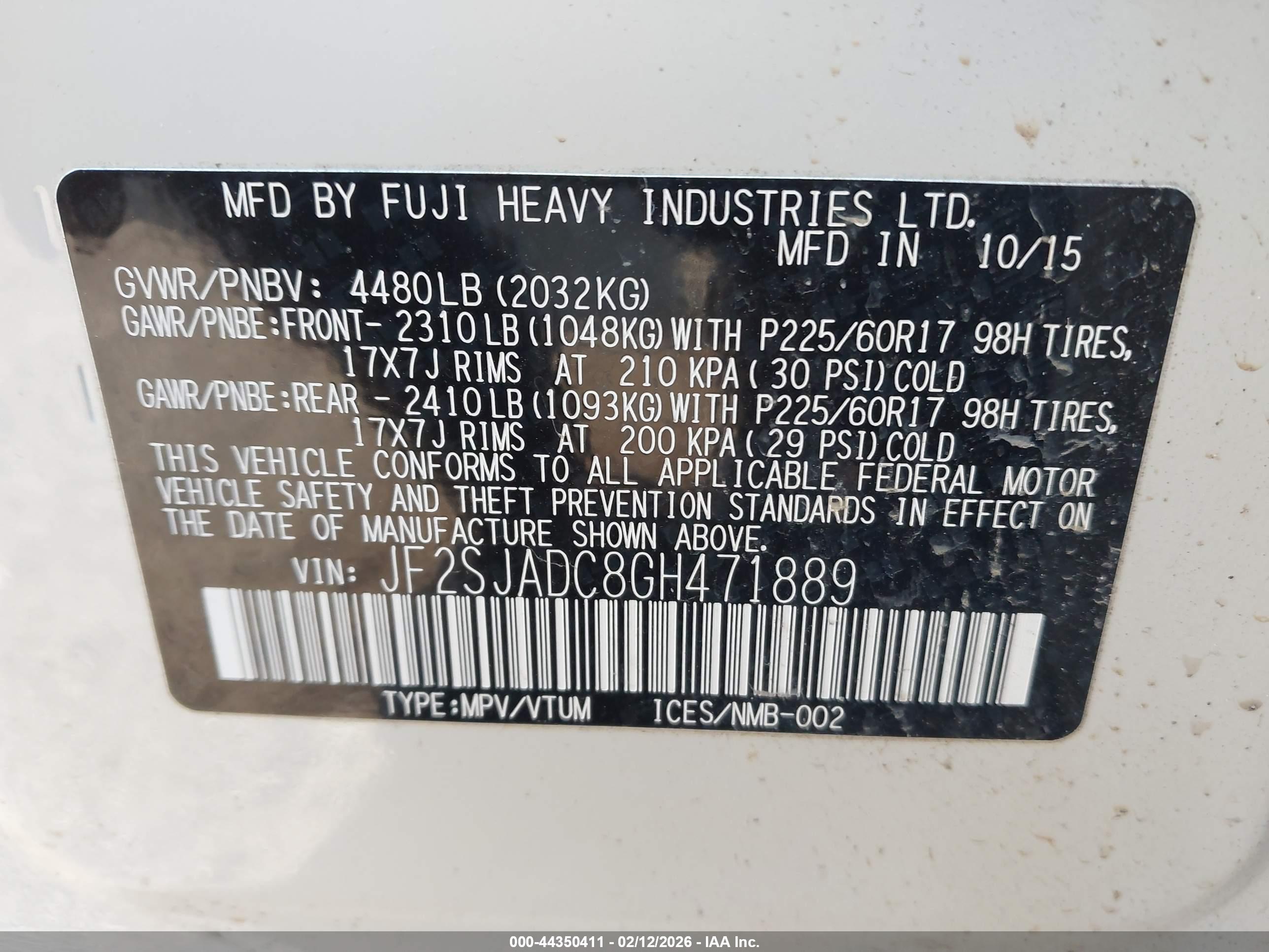 SUBARU FORESTER image 9