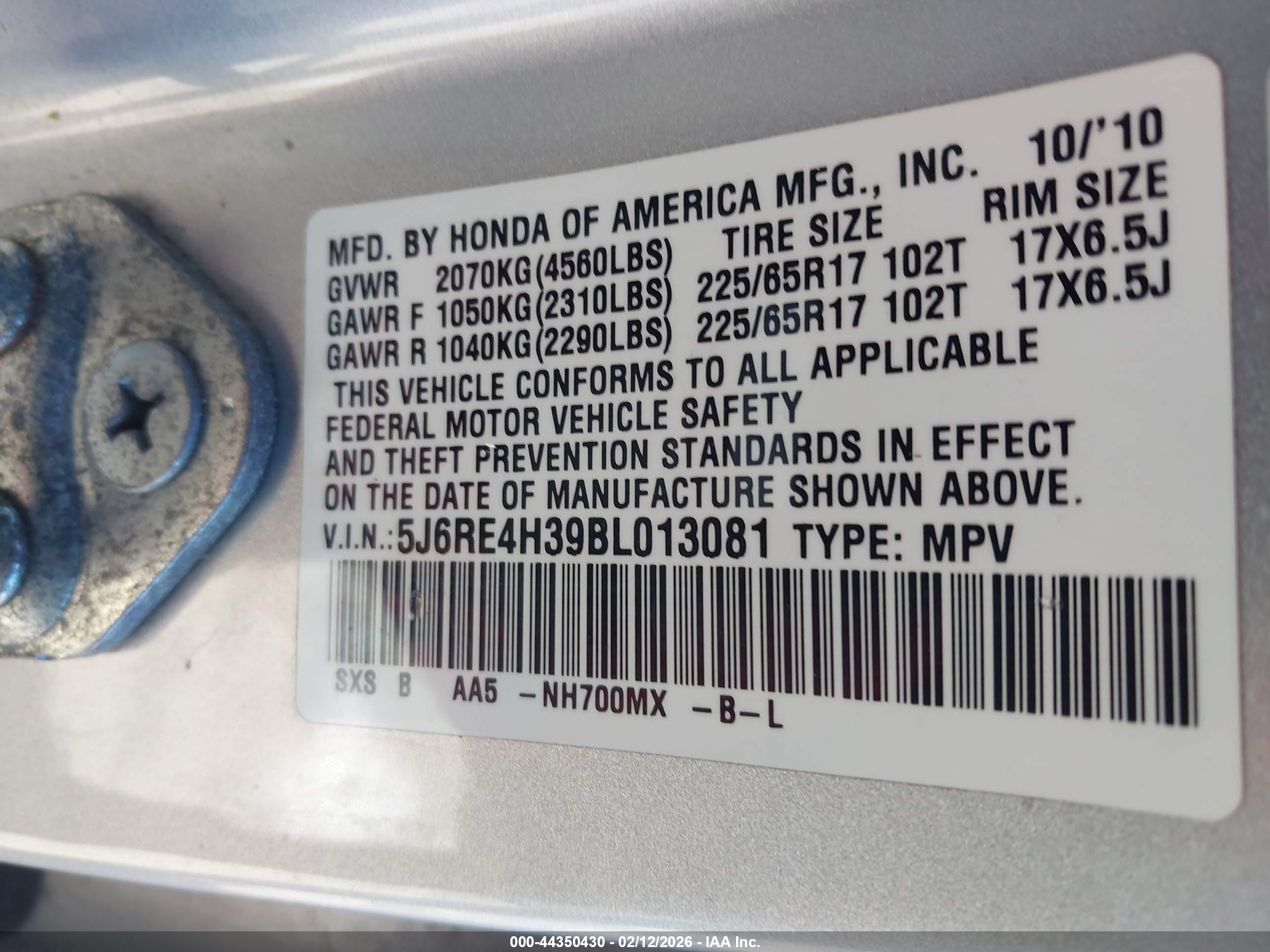 HONDA CR-V image 9
