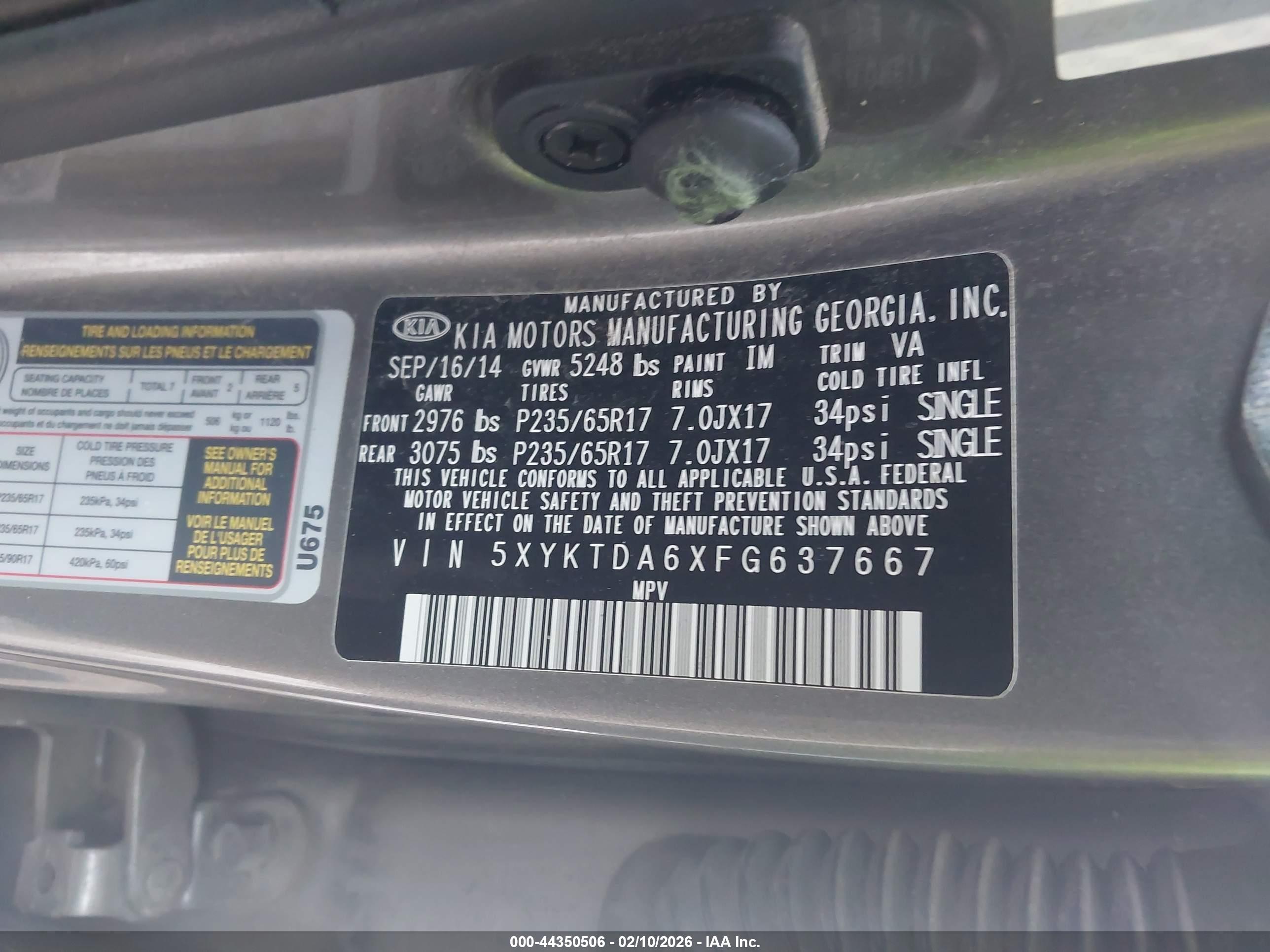 KIA SORENTO image 9