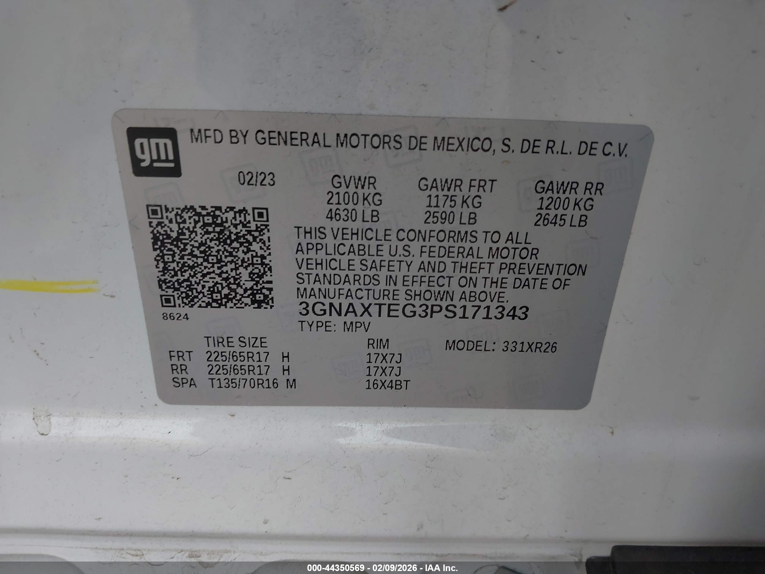 CHEVROLET EQUINOX image 9