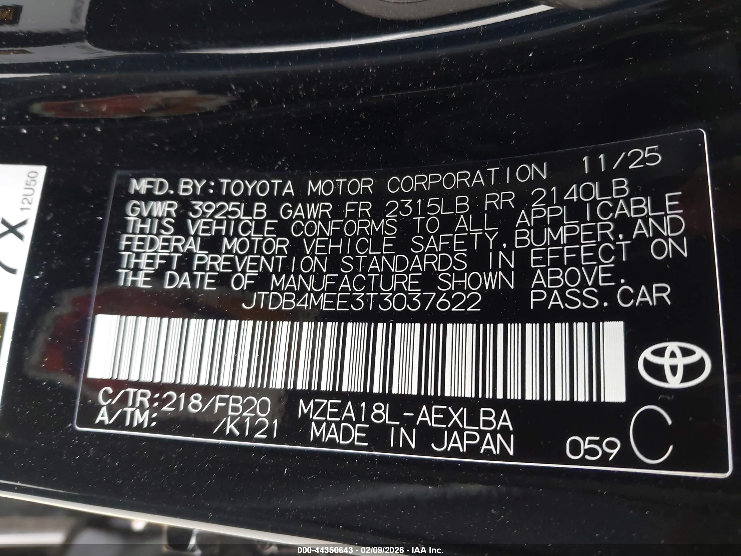 TOYOTA COROLLA image 9