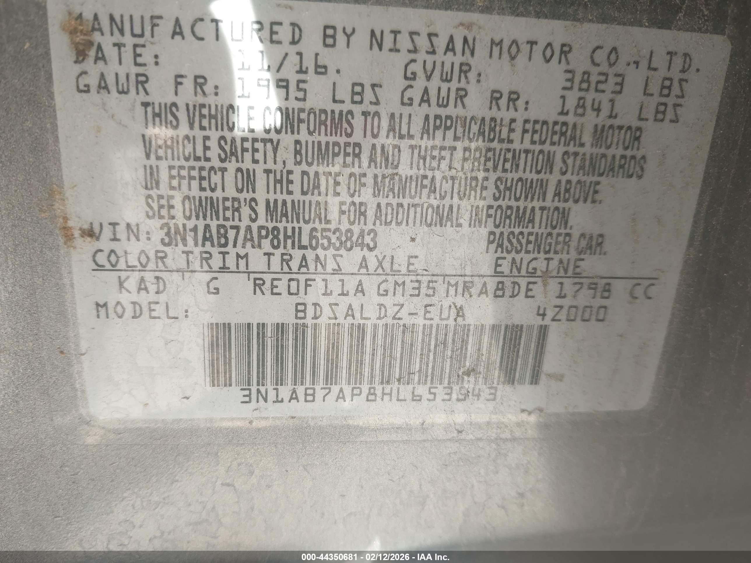 NISSAN SENTRA image 9