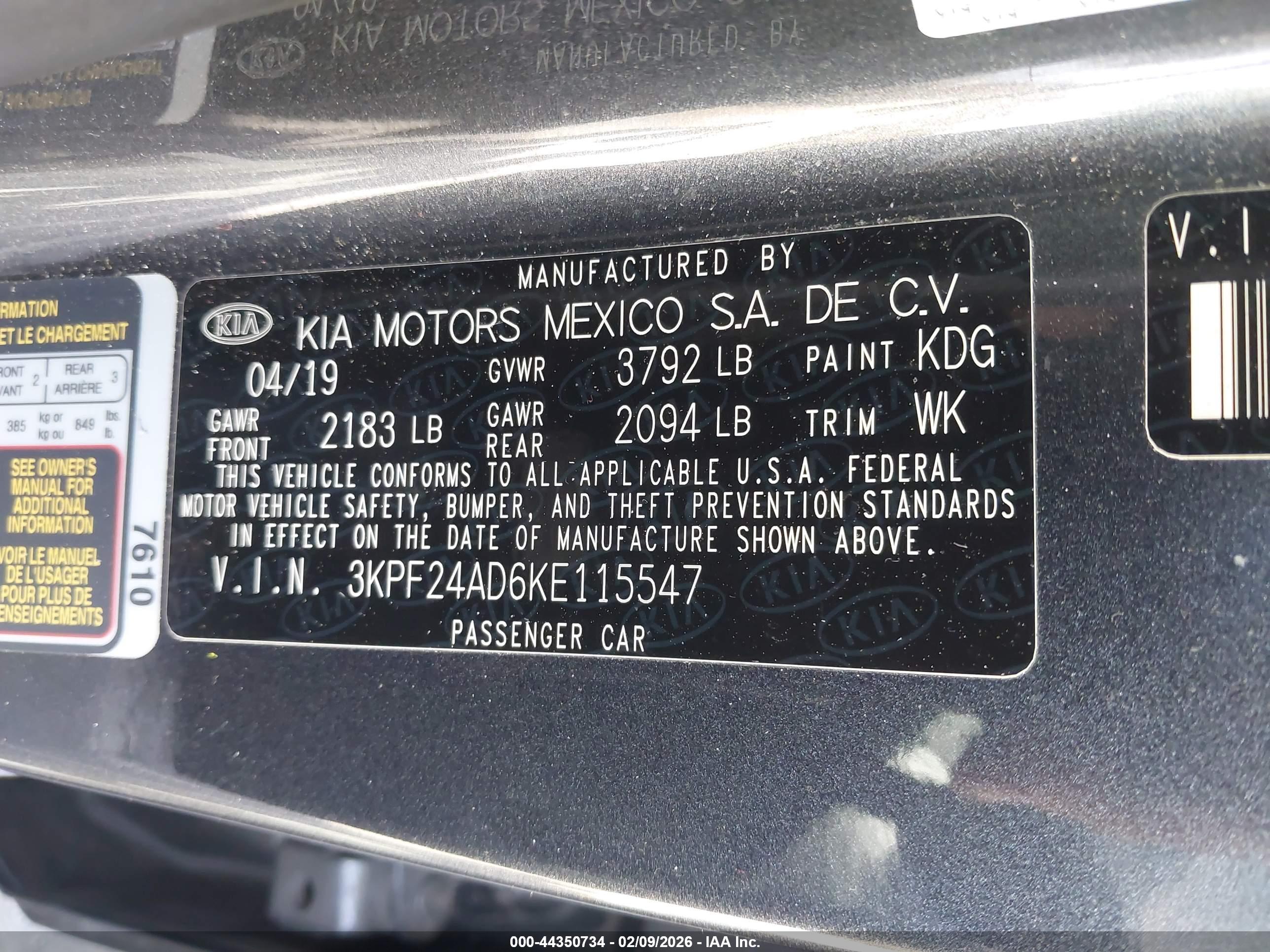 KIA FORTE image 9