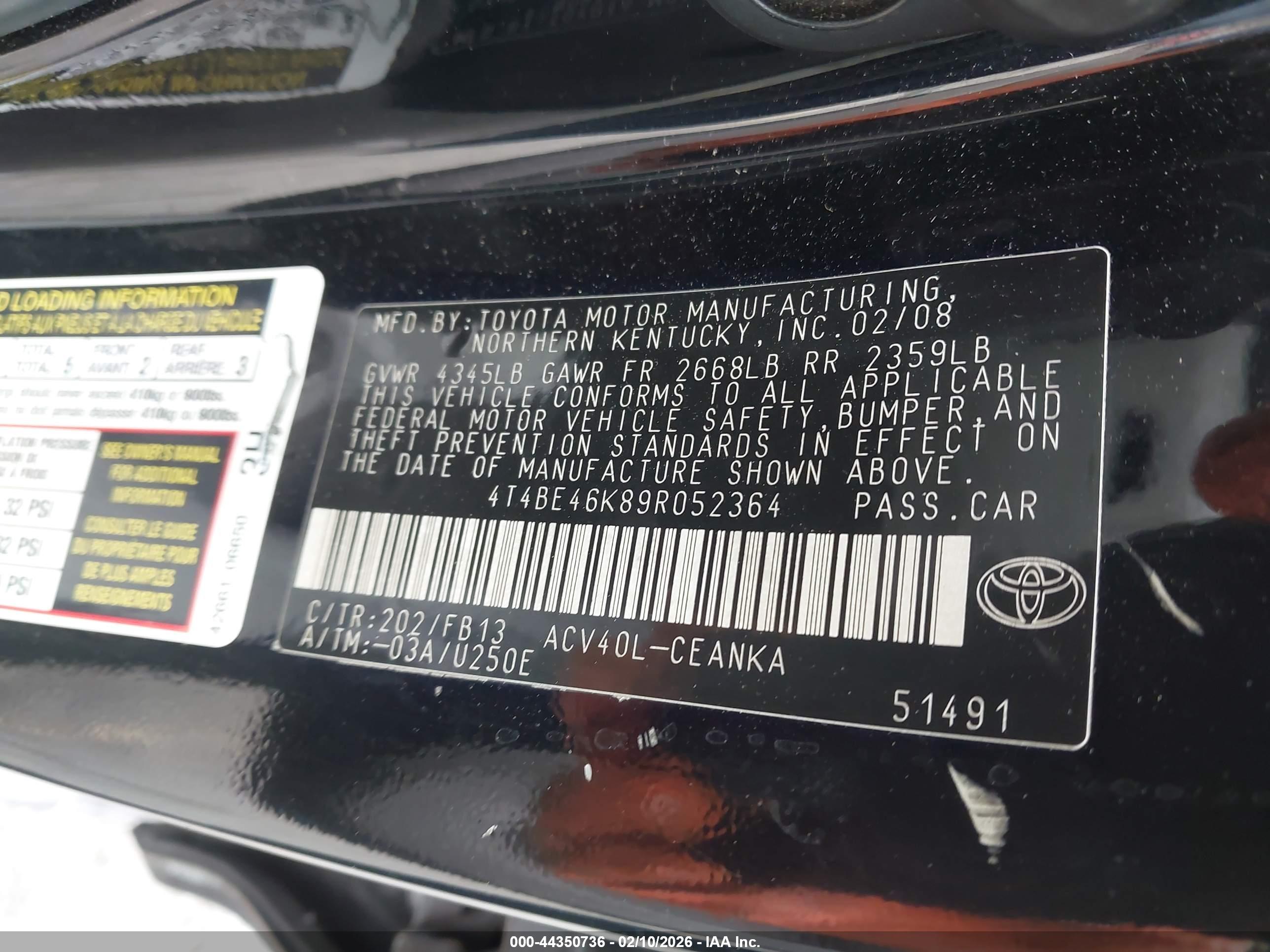 TOYOTA CAMRY image 9