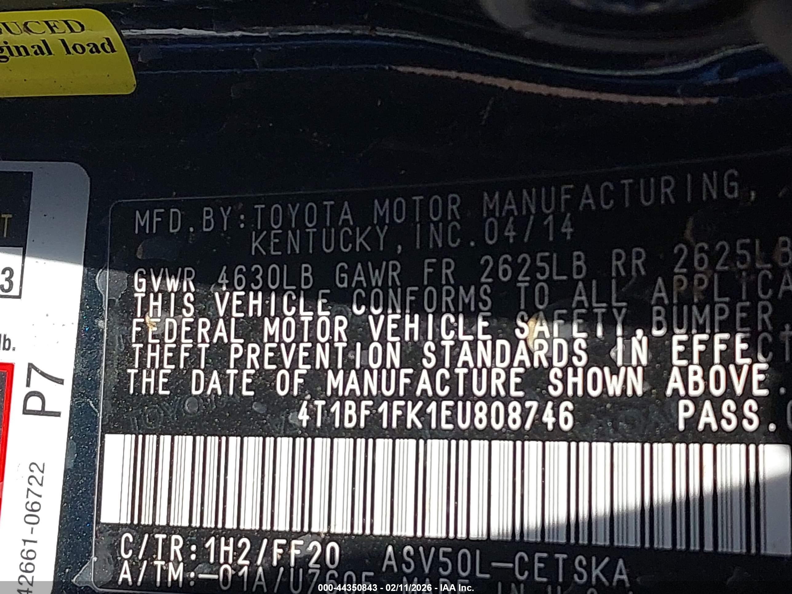 TOYOTA CAMRY image 9
