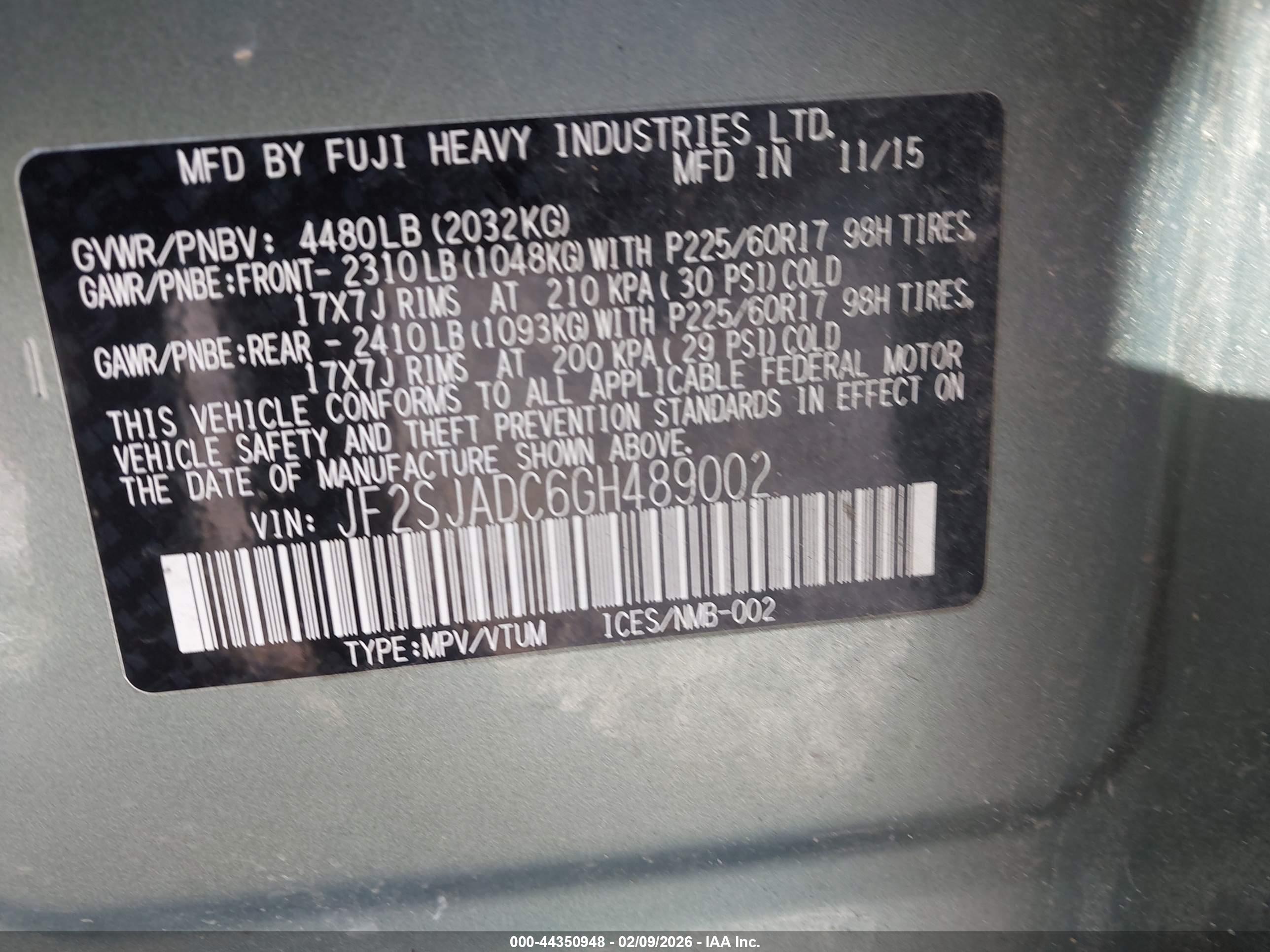 SUBARU FORESTER image 9