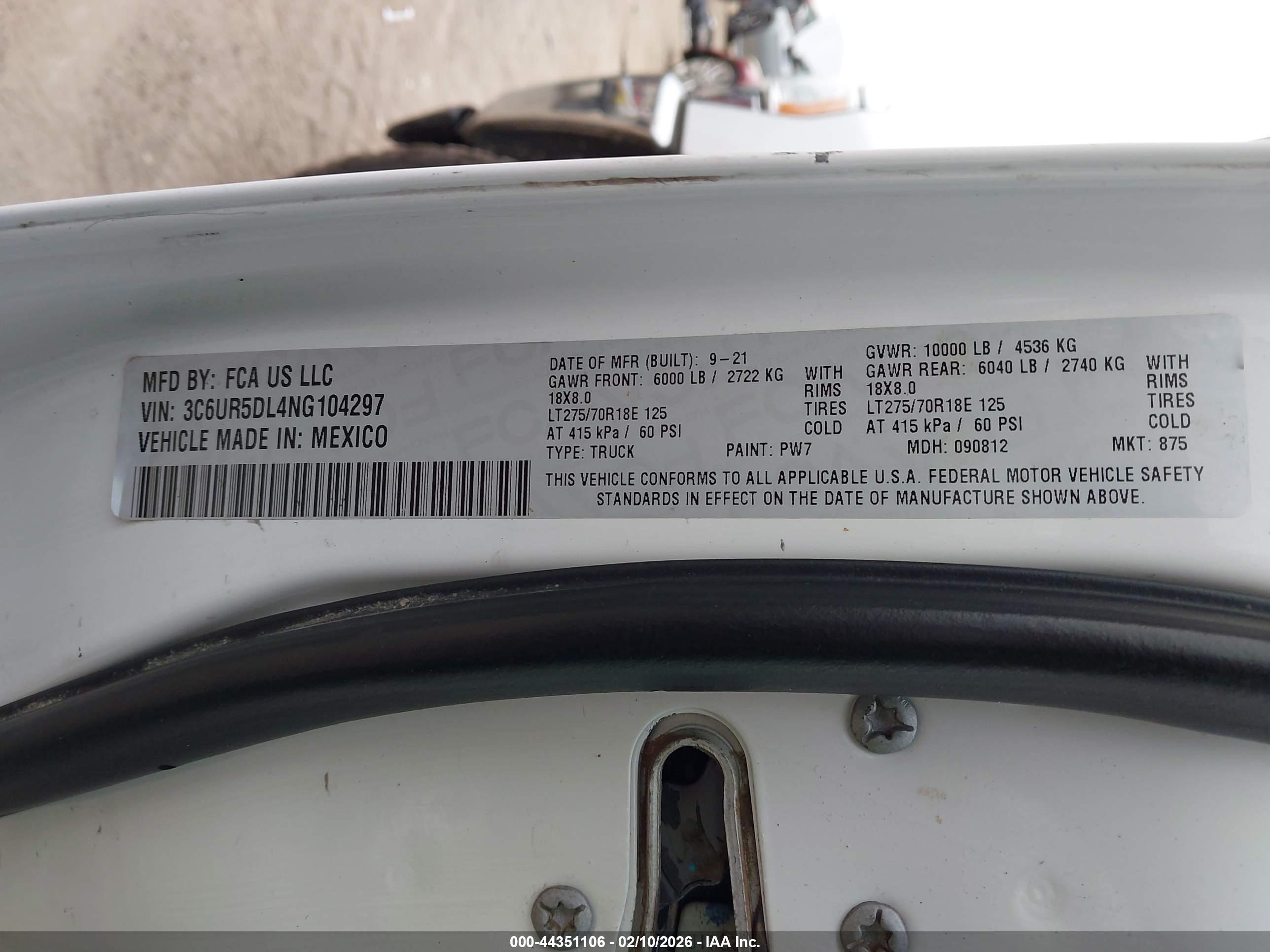 RAM 2500 image 9