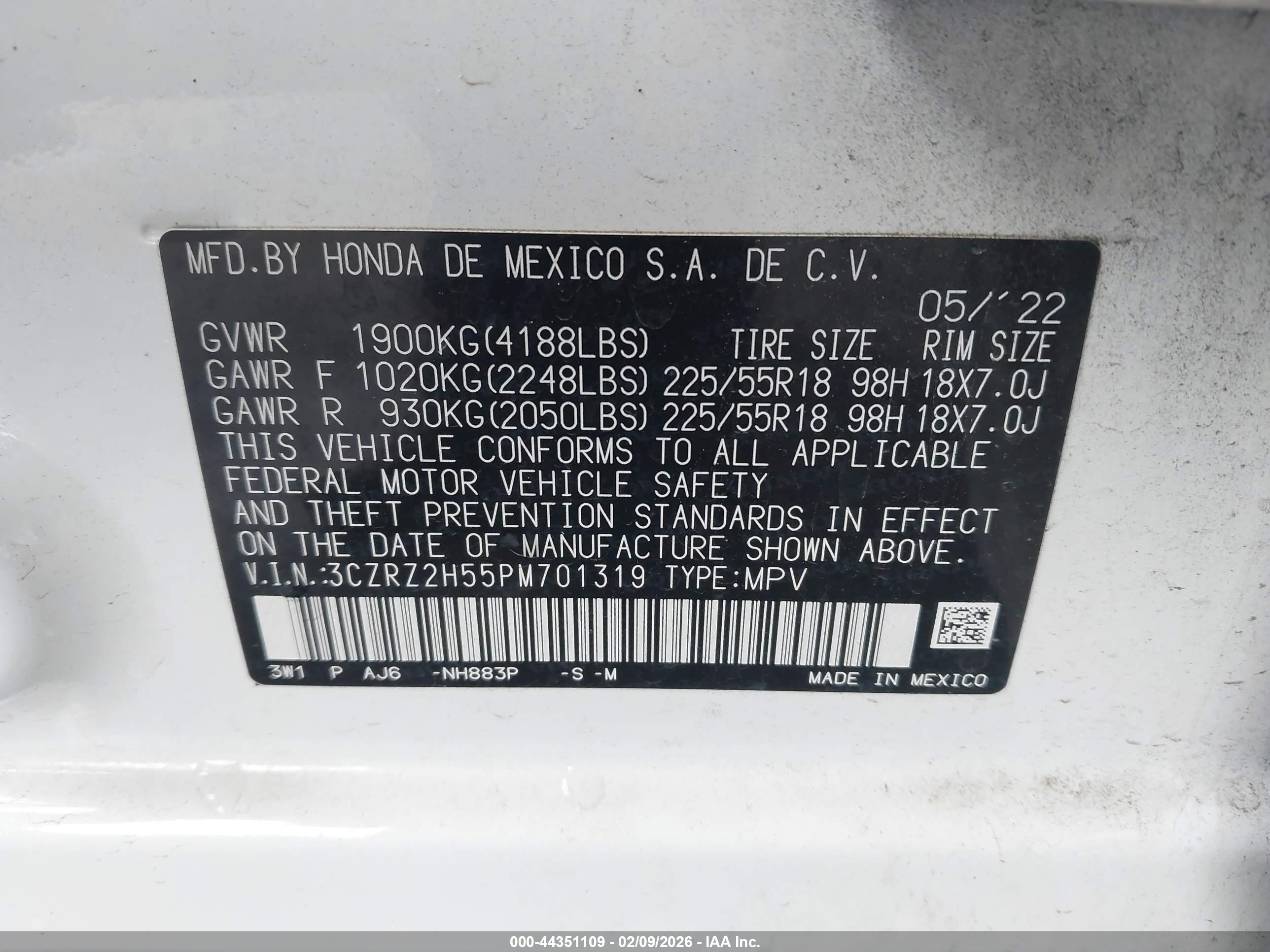 HONDA HR-V image 9