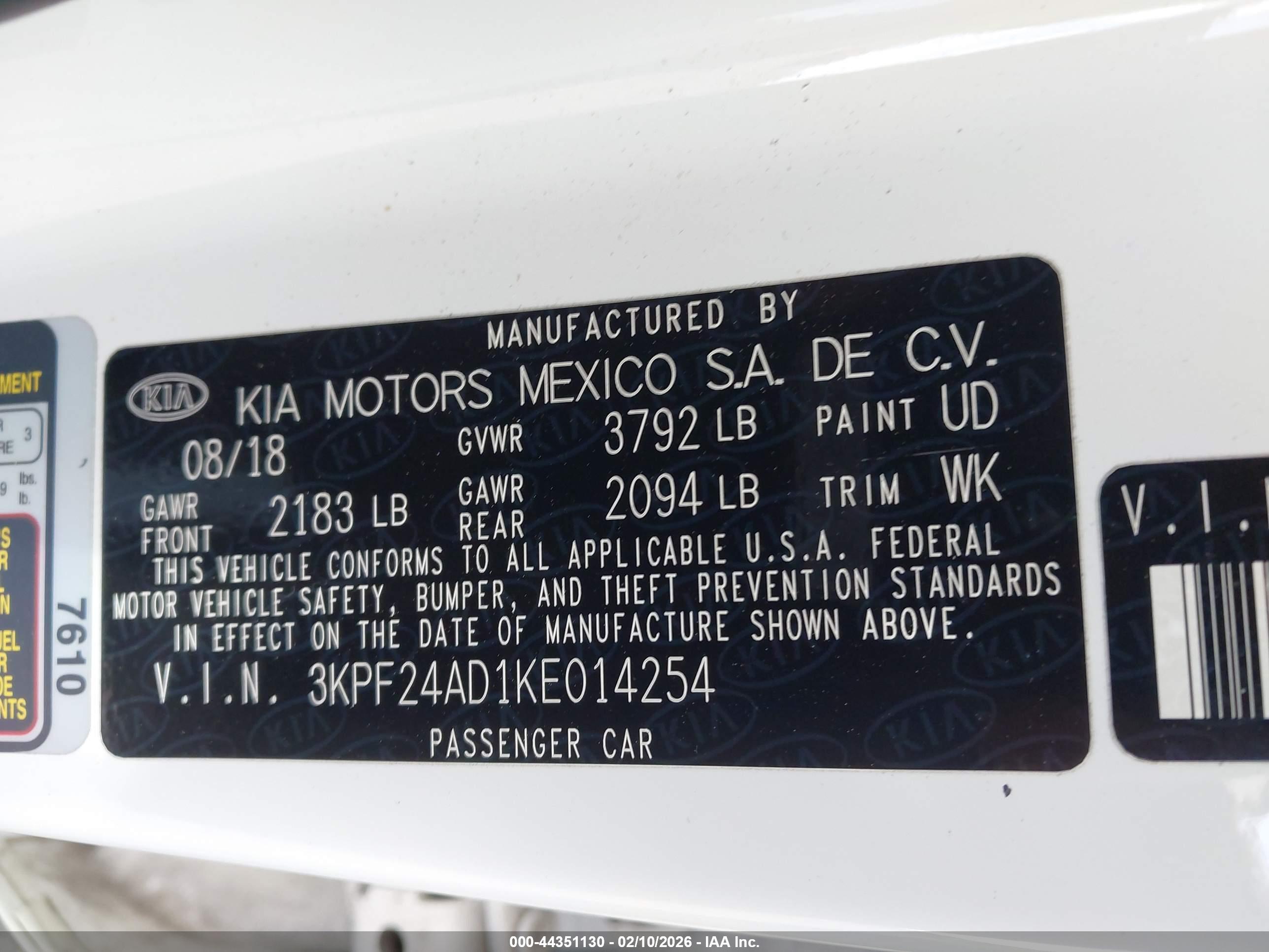 KIA FORTE image 9