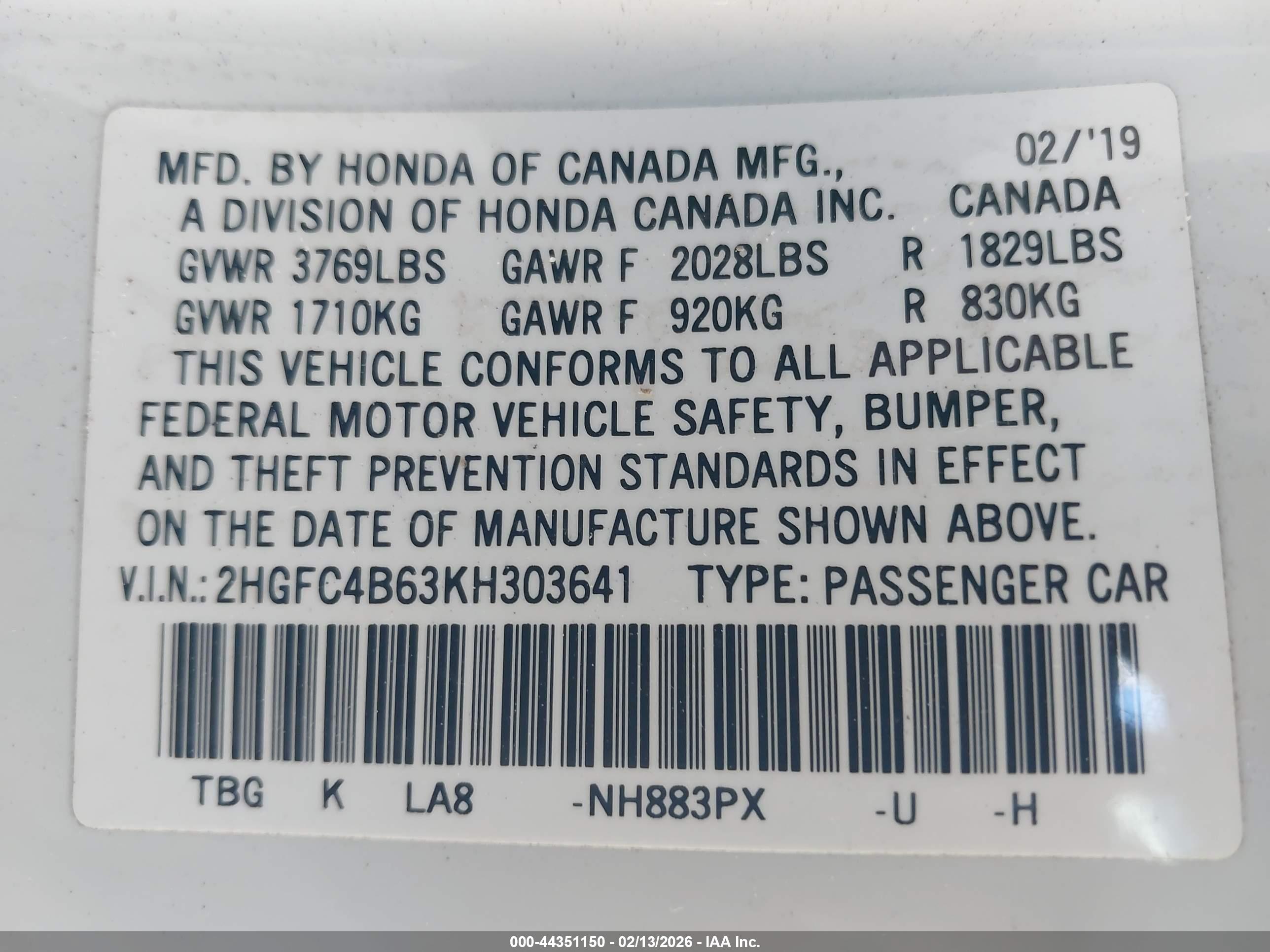 HONDA CIVIC image 9