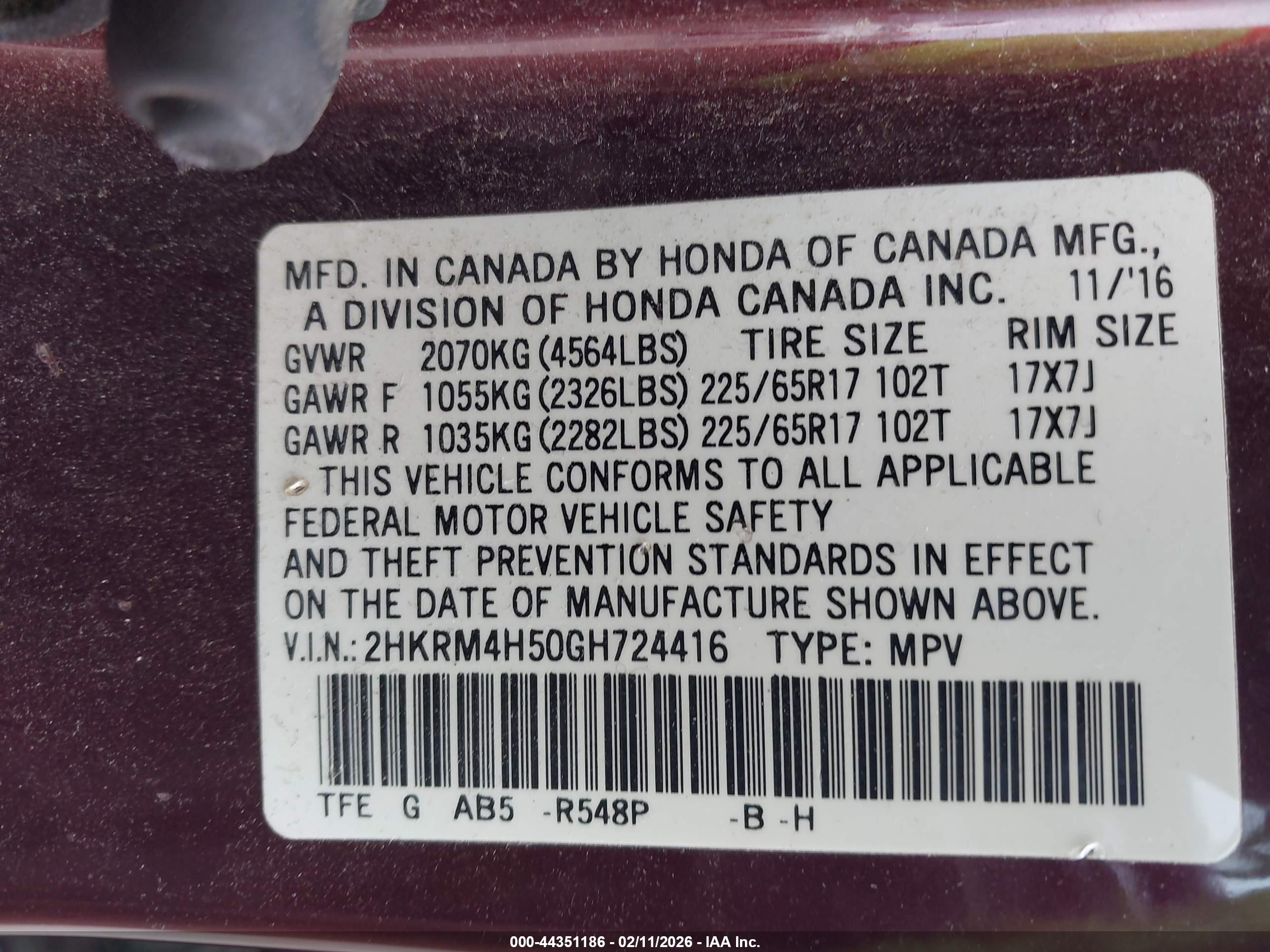 HONDA CR-V image 9