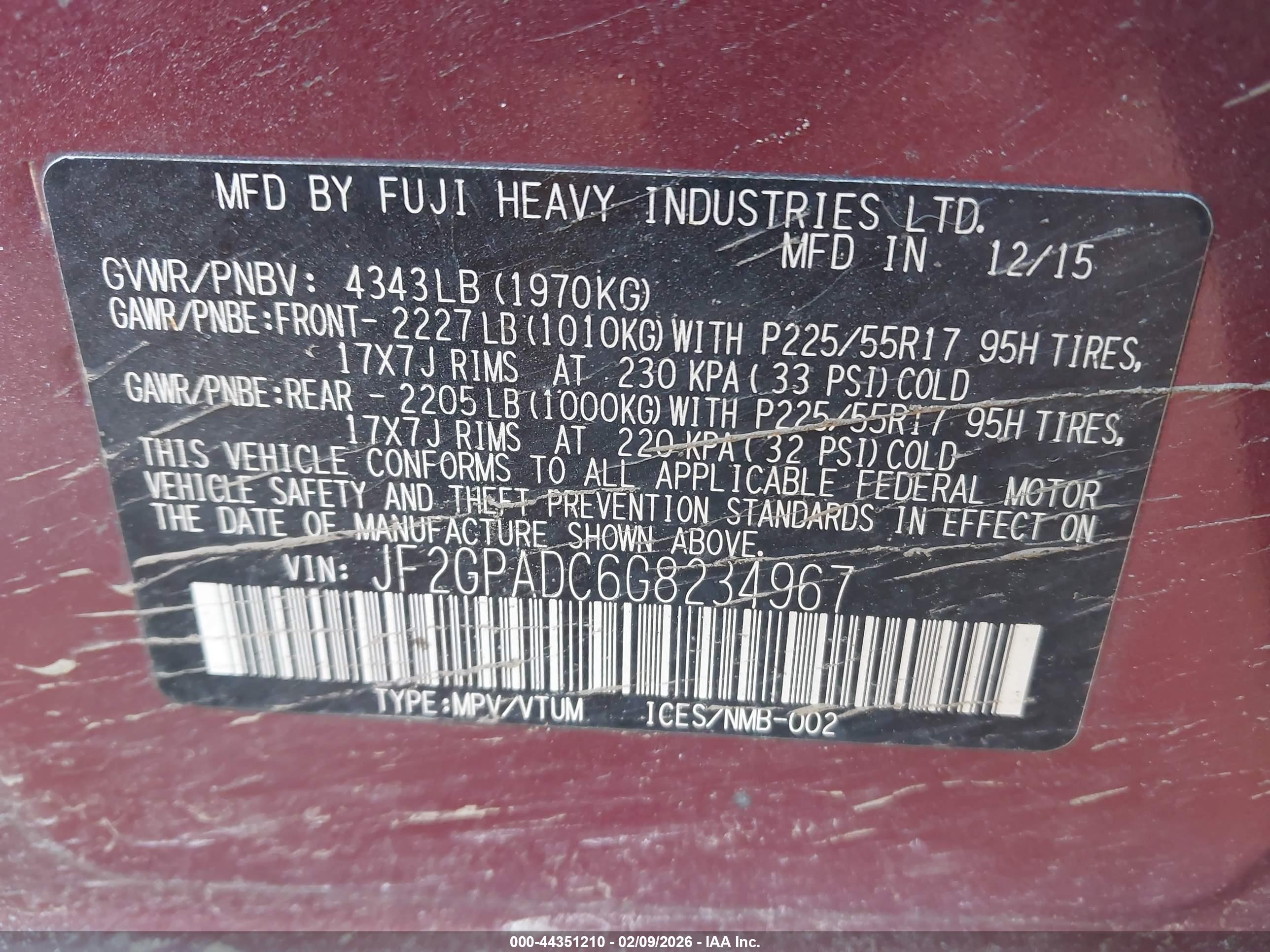 SUBARU CROSSTREK image 9