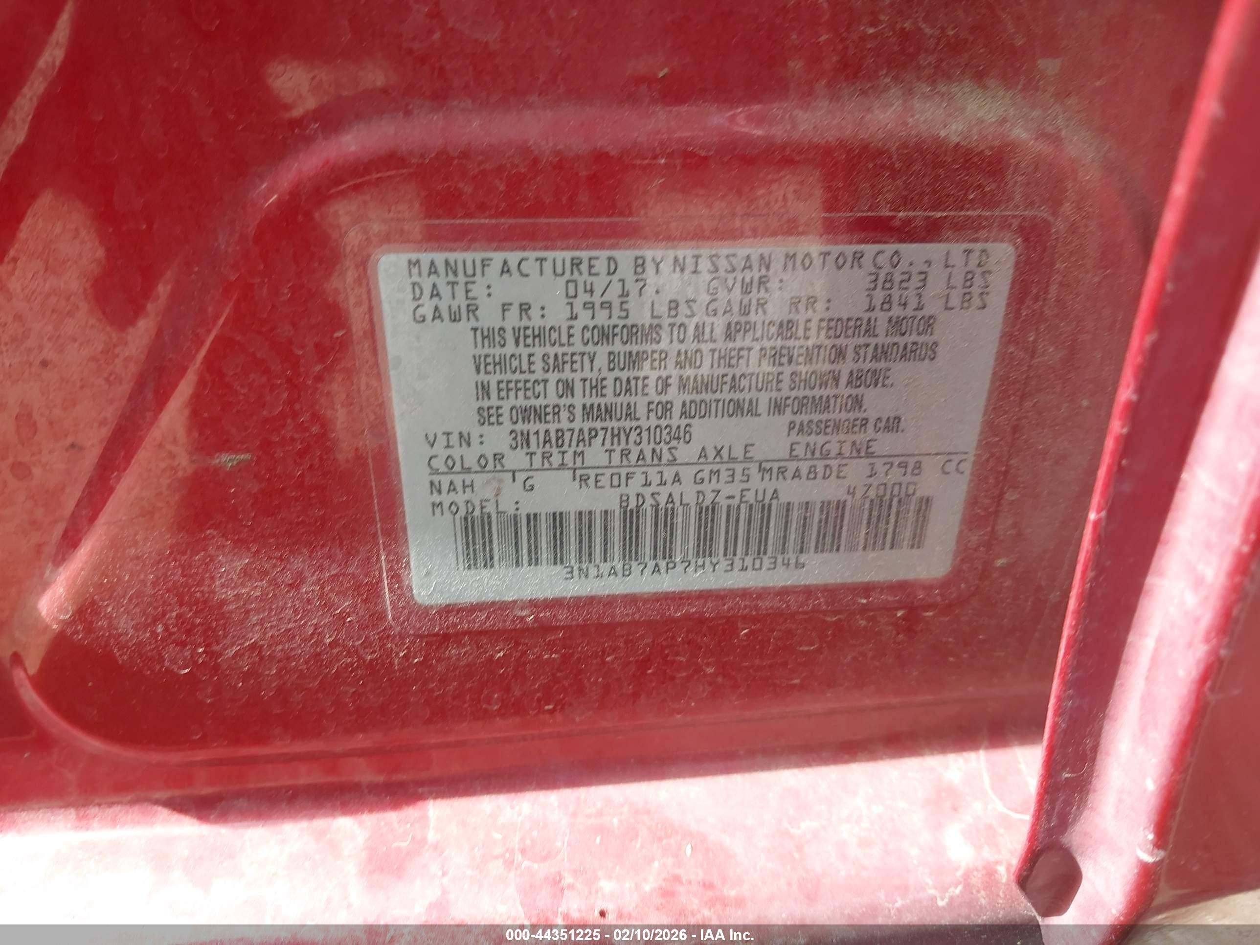 NISSAN SENTRA image 9