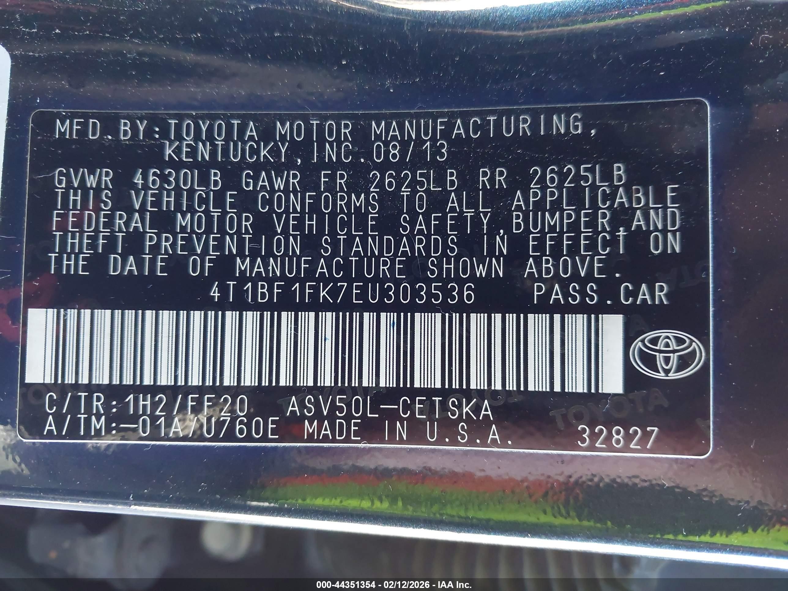 TOYOTA CAMRY image 9
