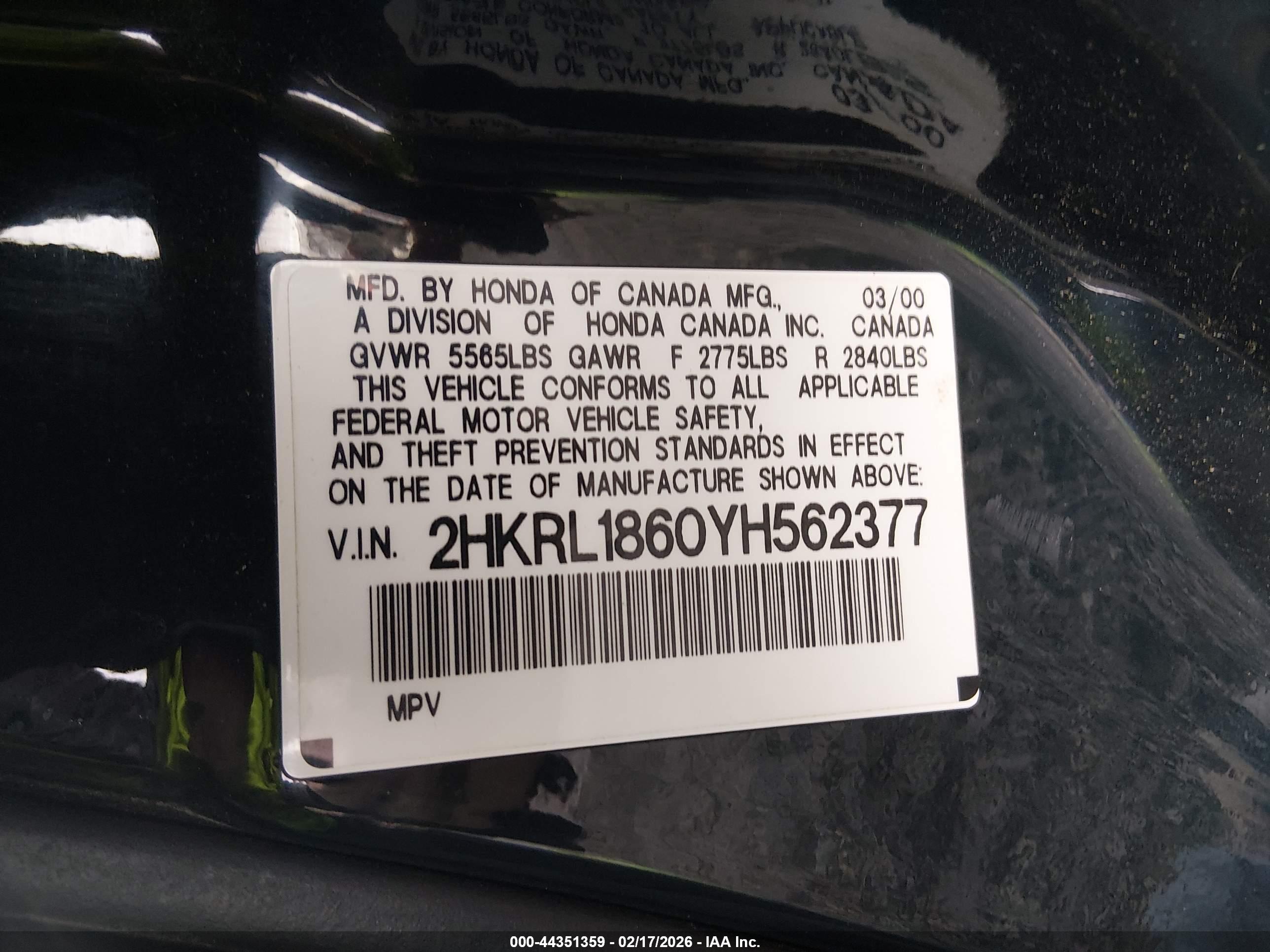 HONDA ODYSSEY image 9