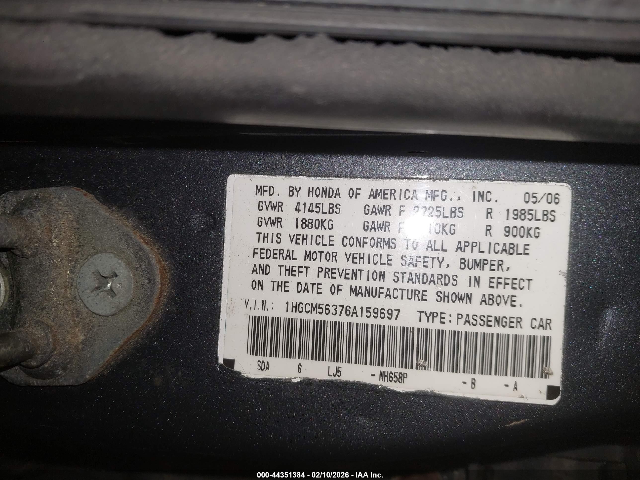 HONDA ACCORD image 9