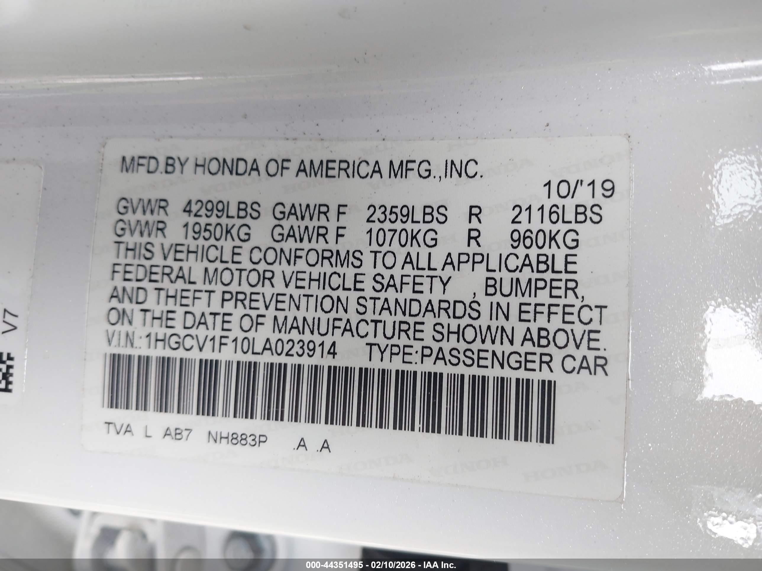 HONDA ACCORD image 9