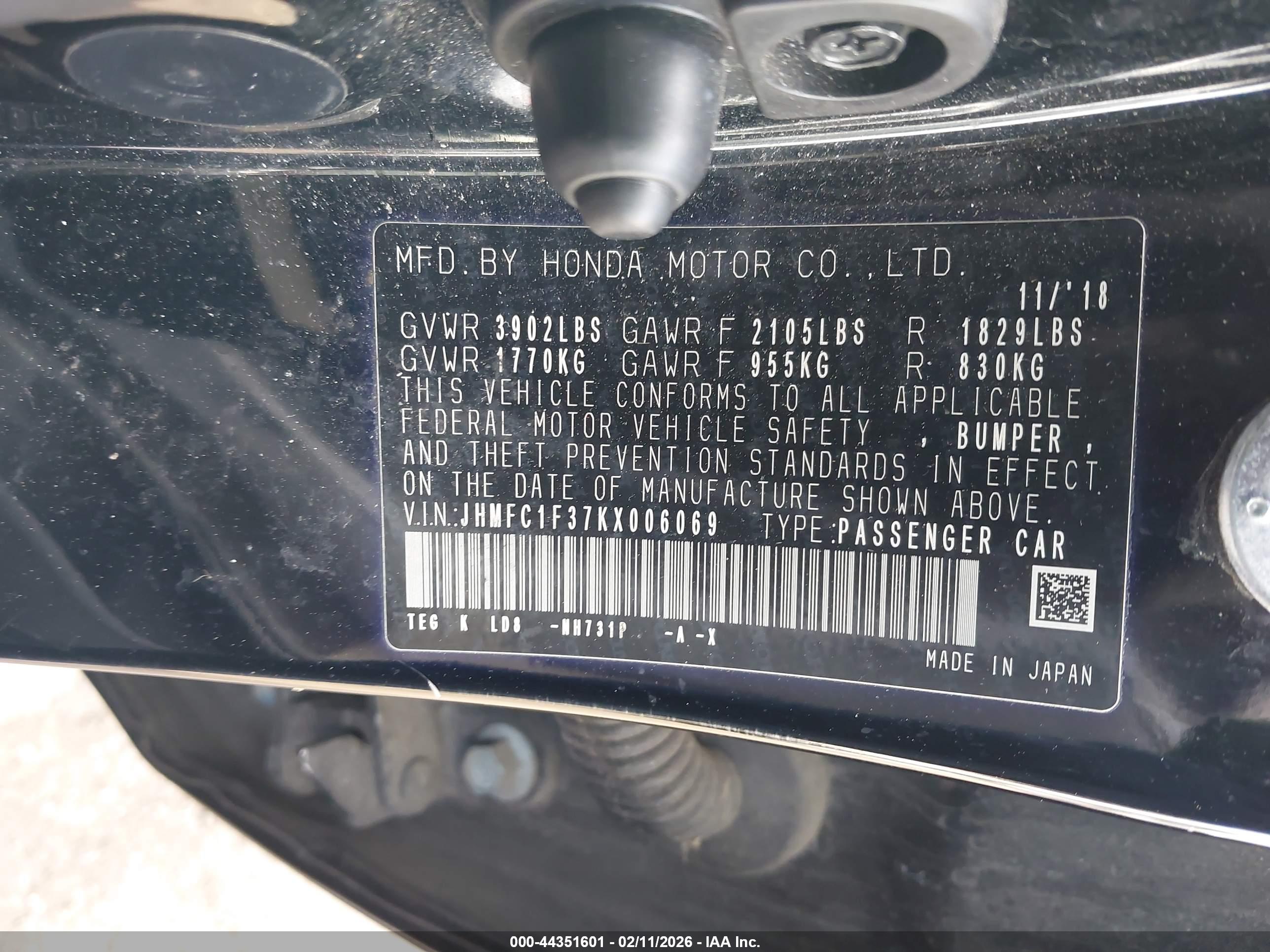 HONDA CIVIC image 9