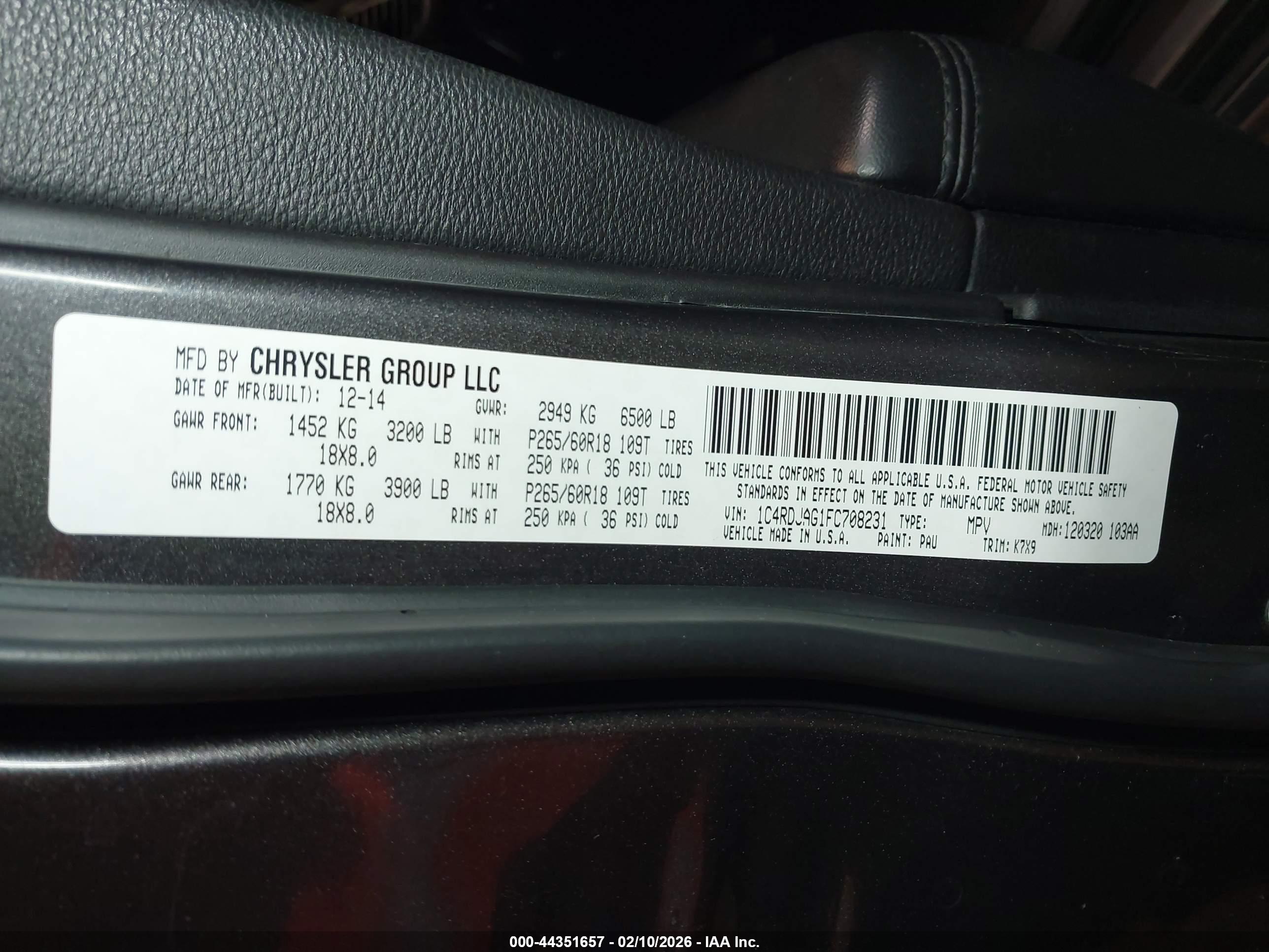 DODGE DURANGO image 9