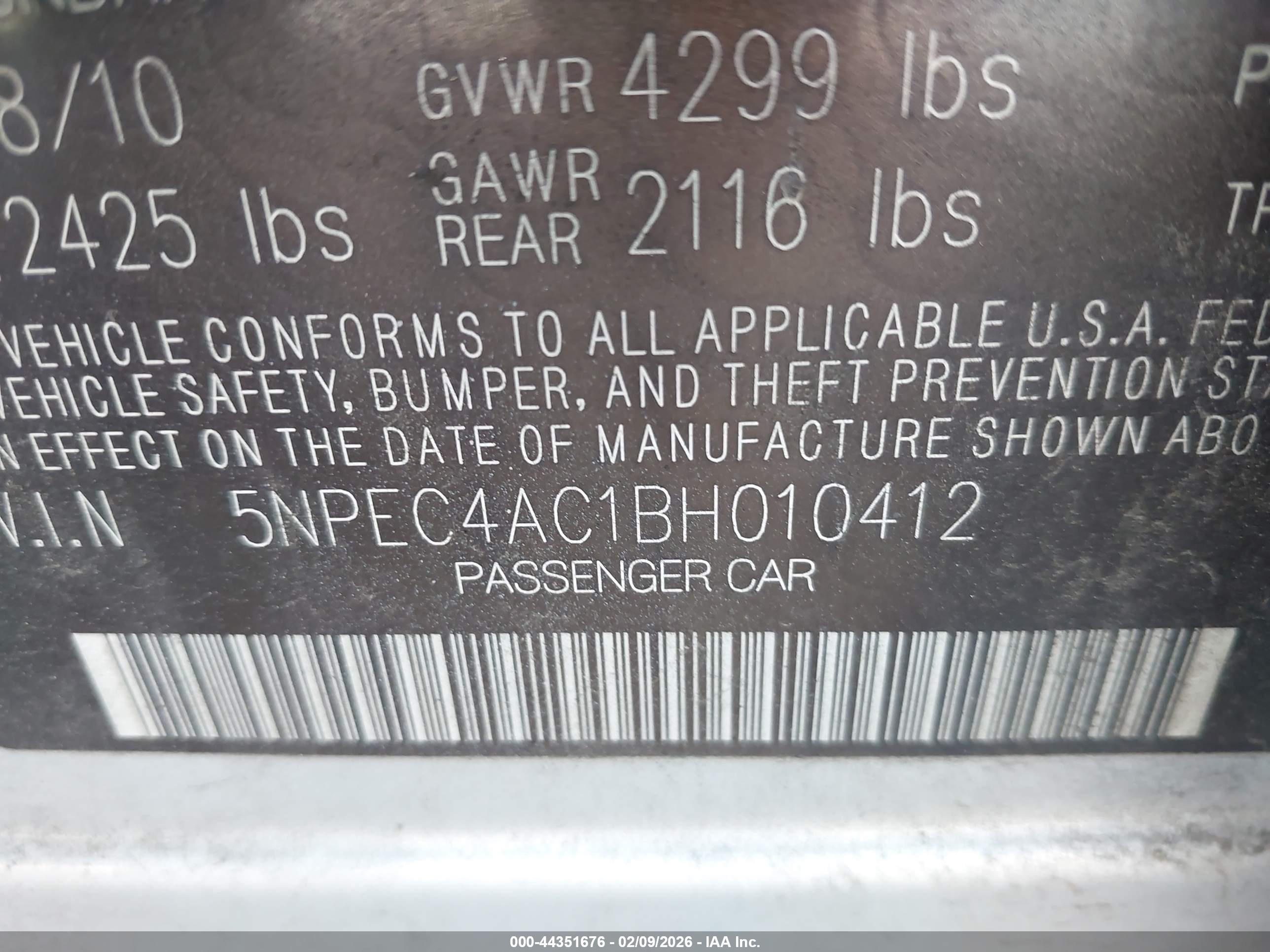 HYUNDAI SONATA image 9