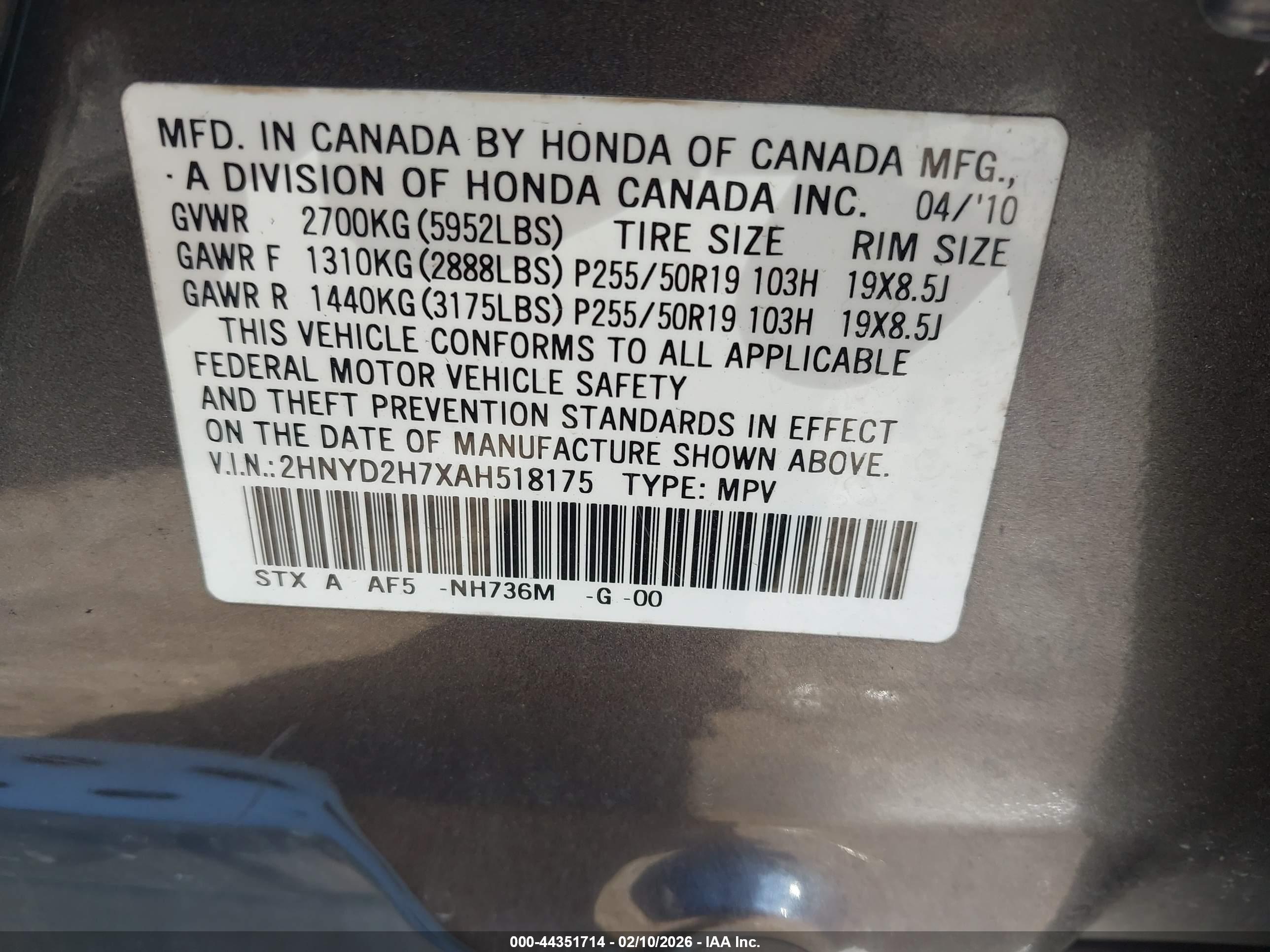 ACURA MDX image 9