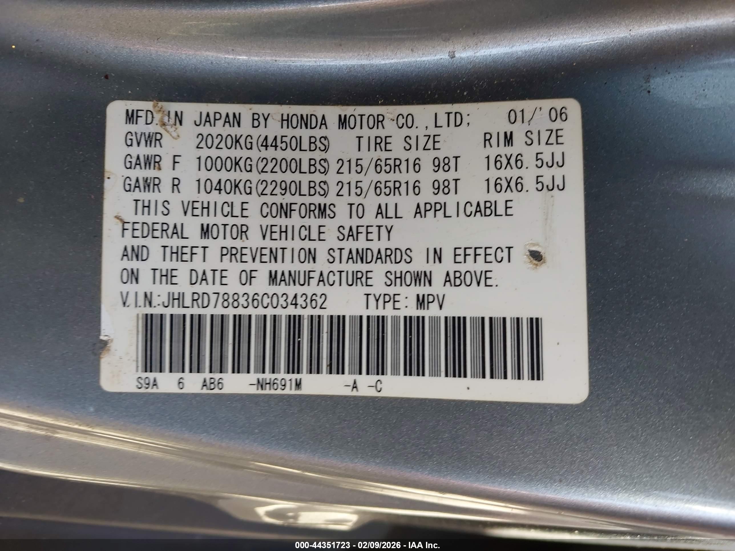 HONDA CR-V image 9