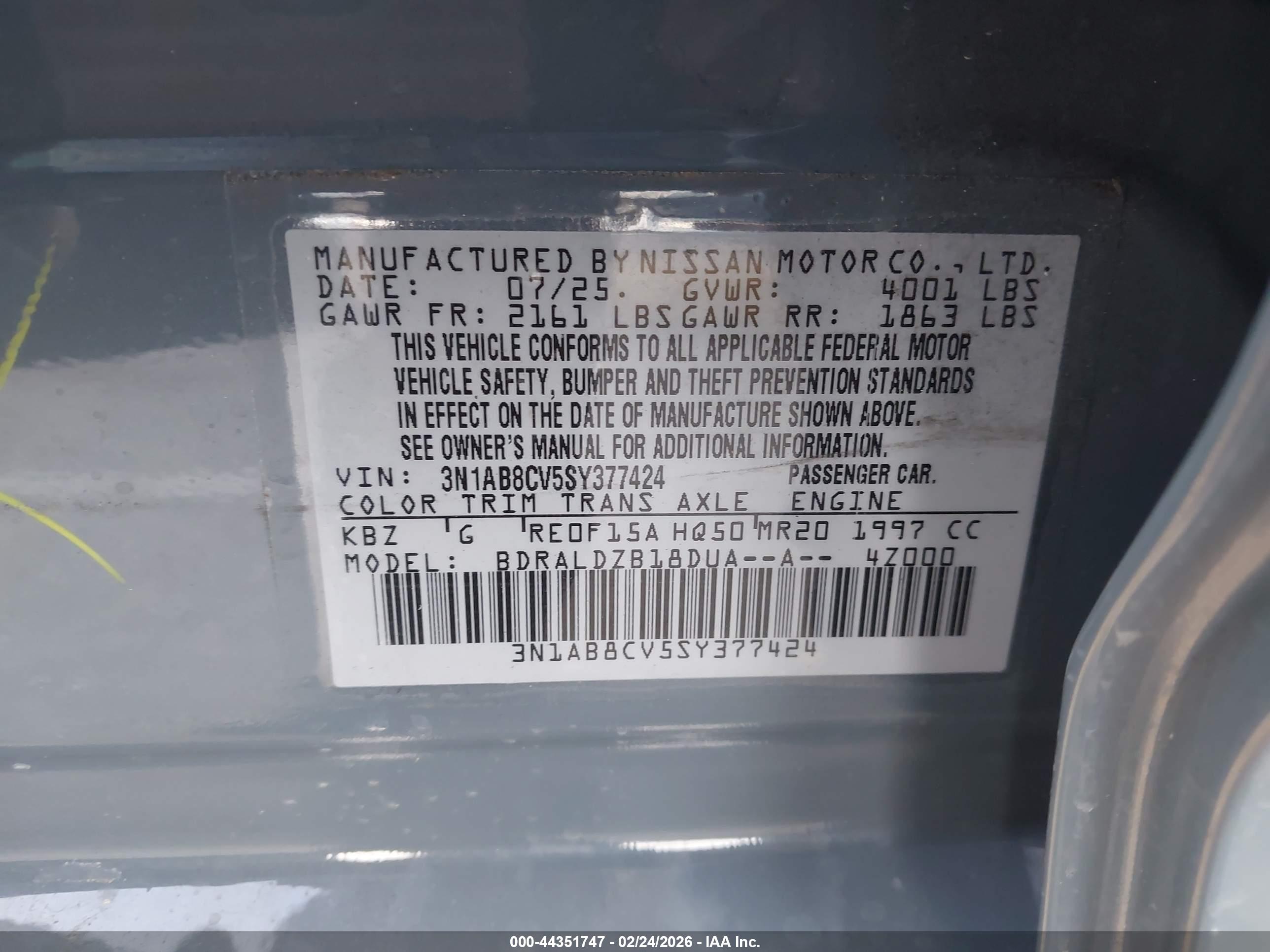NISSAN SENTRA image 9
